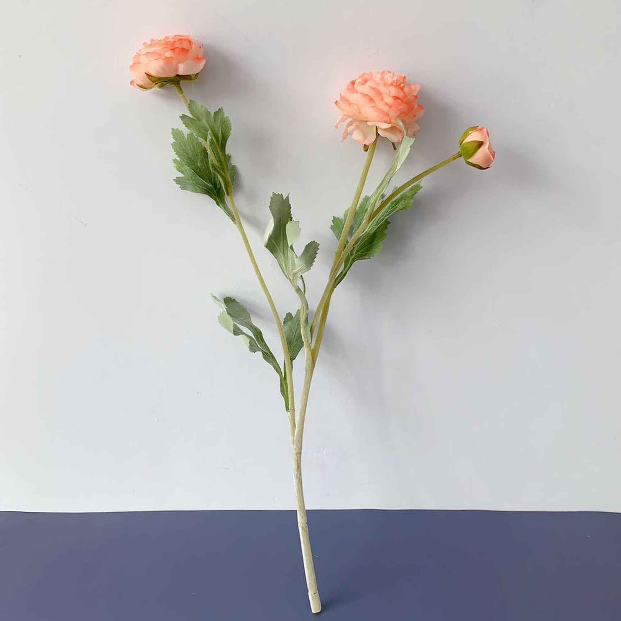 Artificial Ranunculus Flower Branch for Home Arrangement