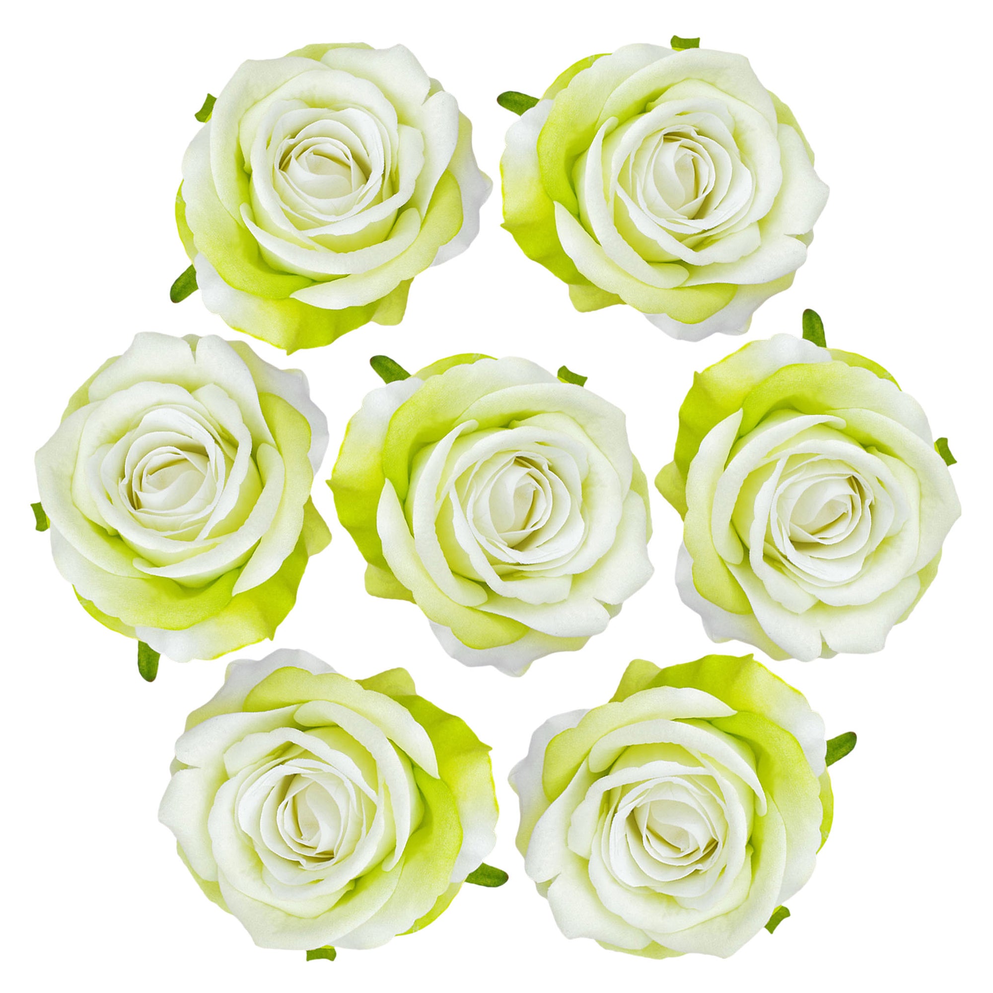 Artificial Flowers Silk Rose Heads in Bulk