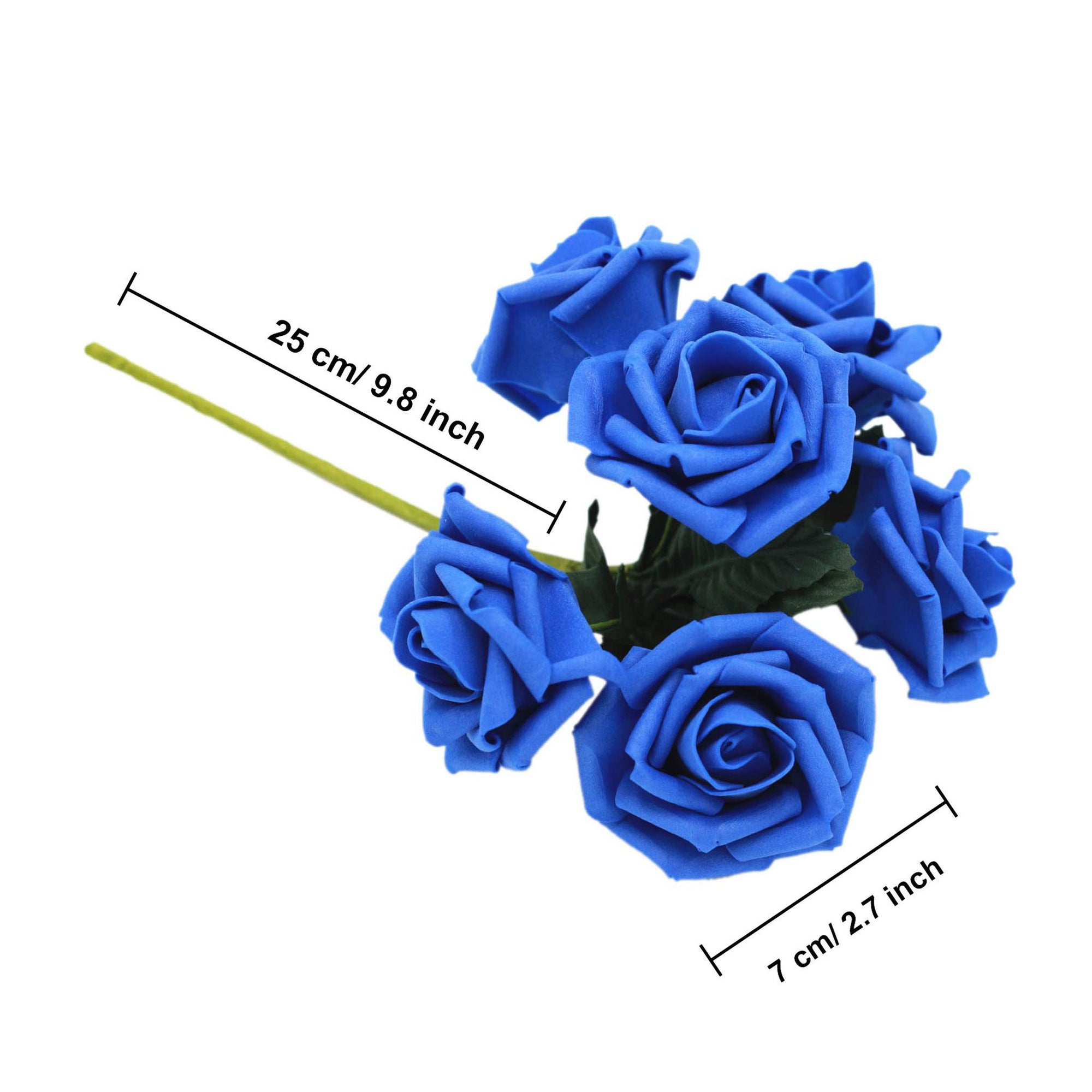Blue Wedding Flowers Royal Blue Roses Artificial Flowers