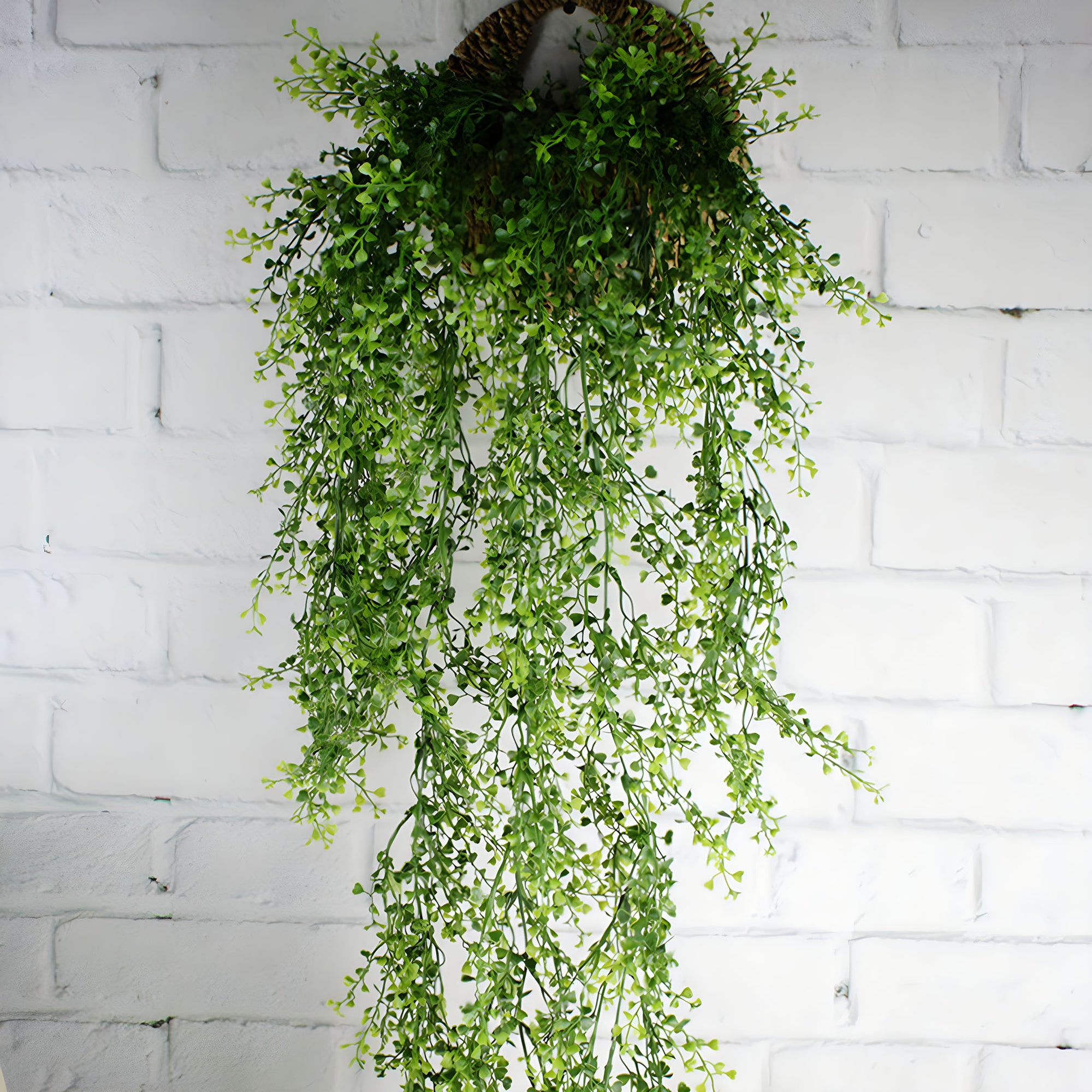 green hanging plants outdoor Hanging Vines Artificial Hanging Plants Plastic Outdoor Plants Fall Orange