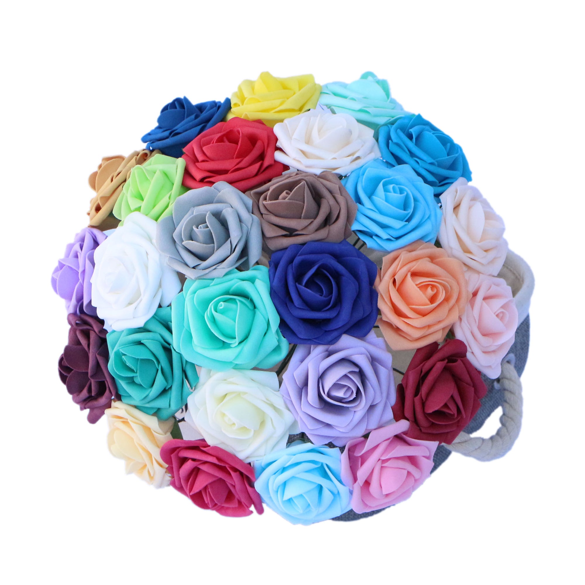 Artificial Flowers Foam Roses 25pcs