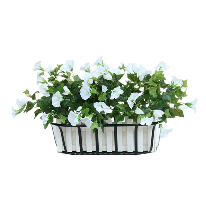 Artificial Morning Glory Bush for Country House Decor