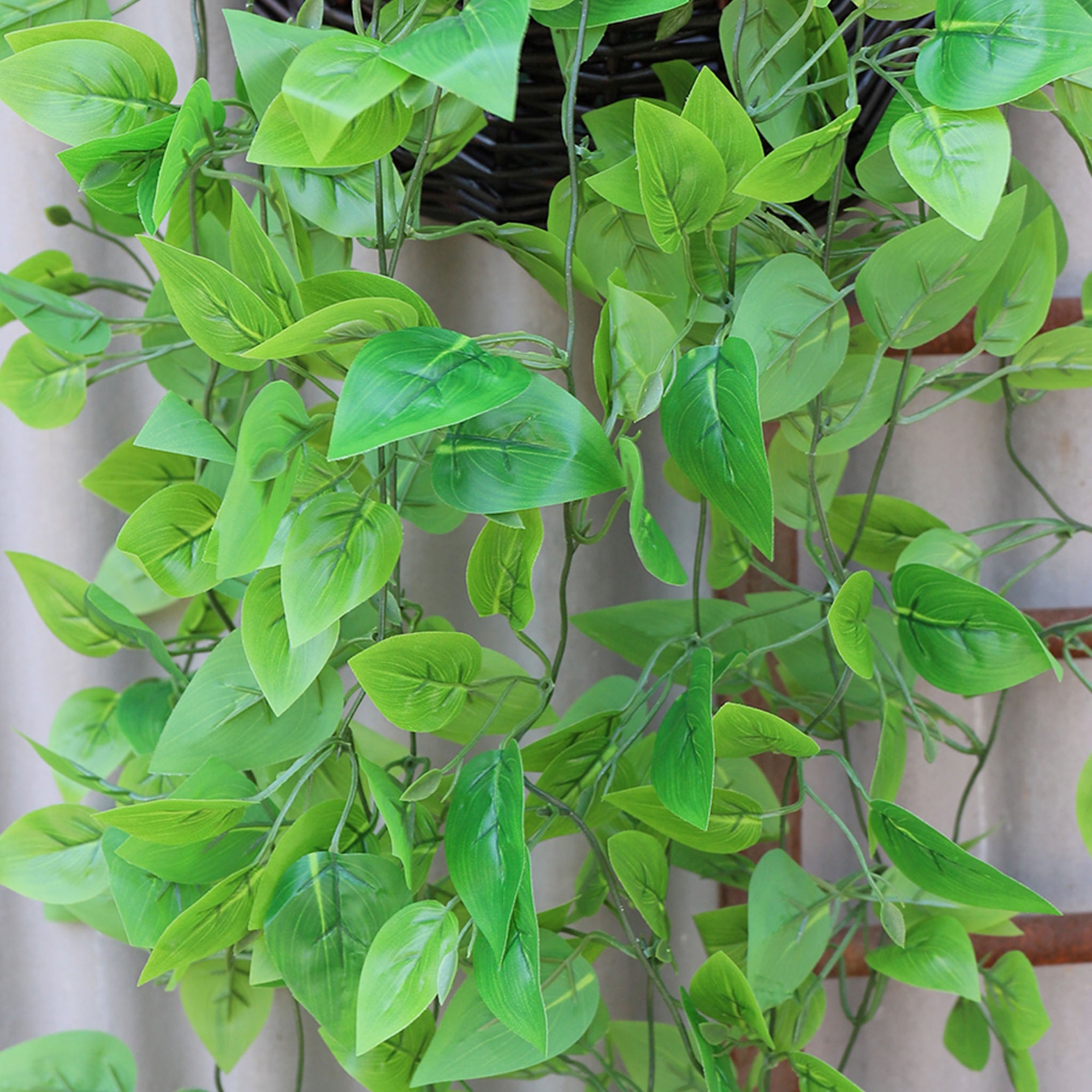 Fake Hanging Plant Vines Ivy Pothos Grape Leaf Vine