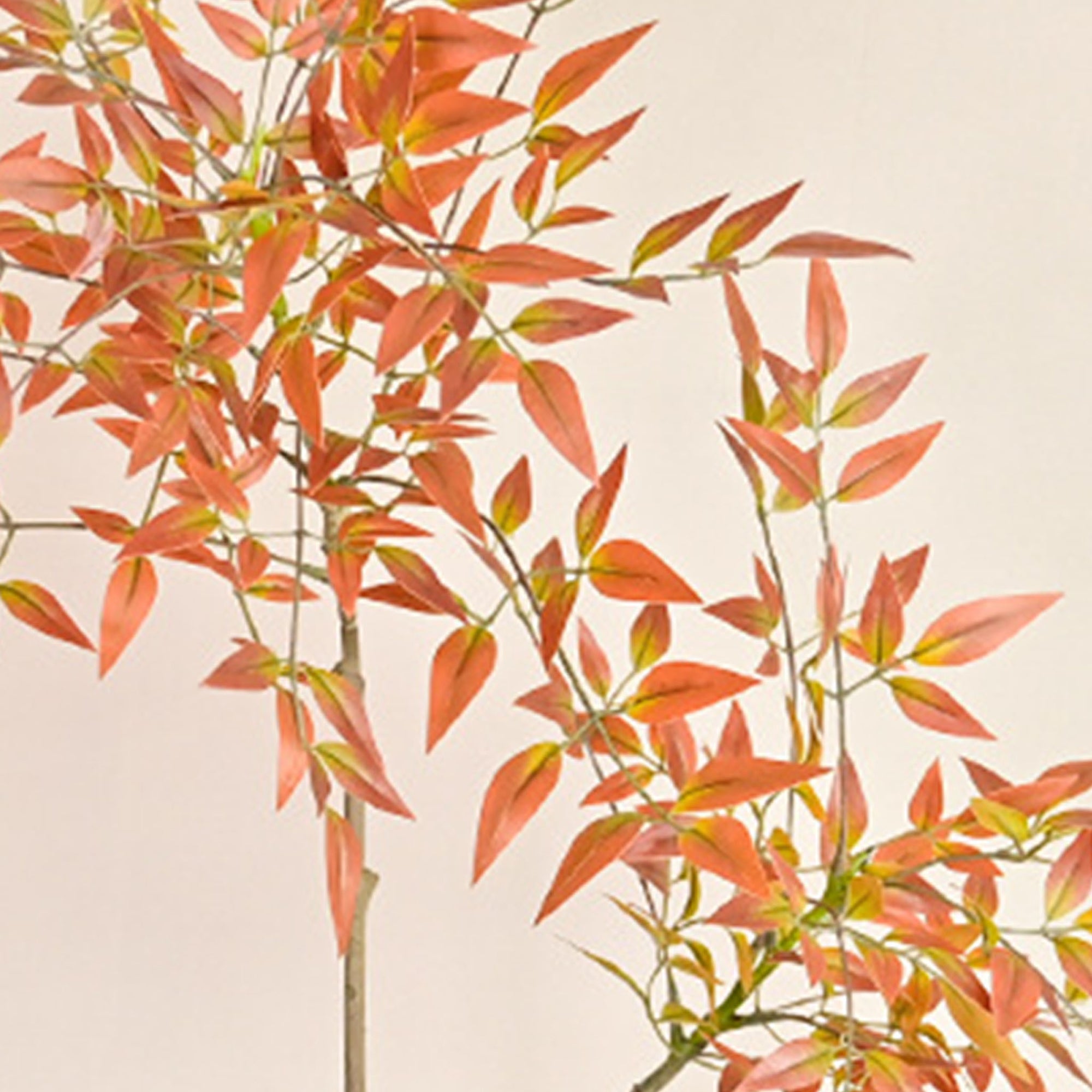 Artificial Foliage Nandina Leaves Branch Seasonal Decor 41"