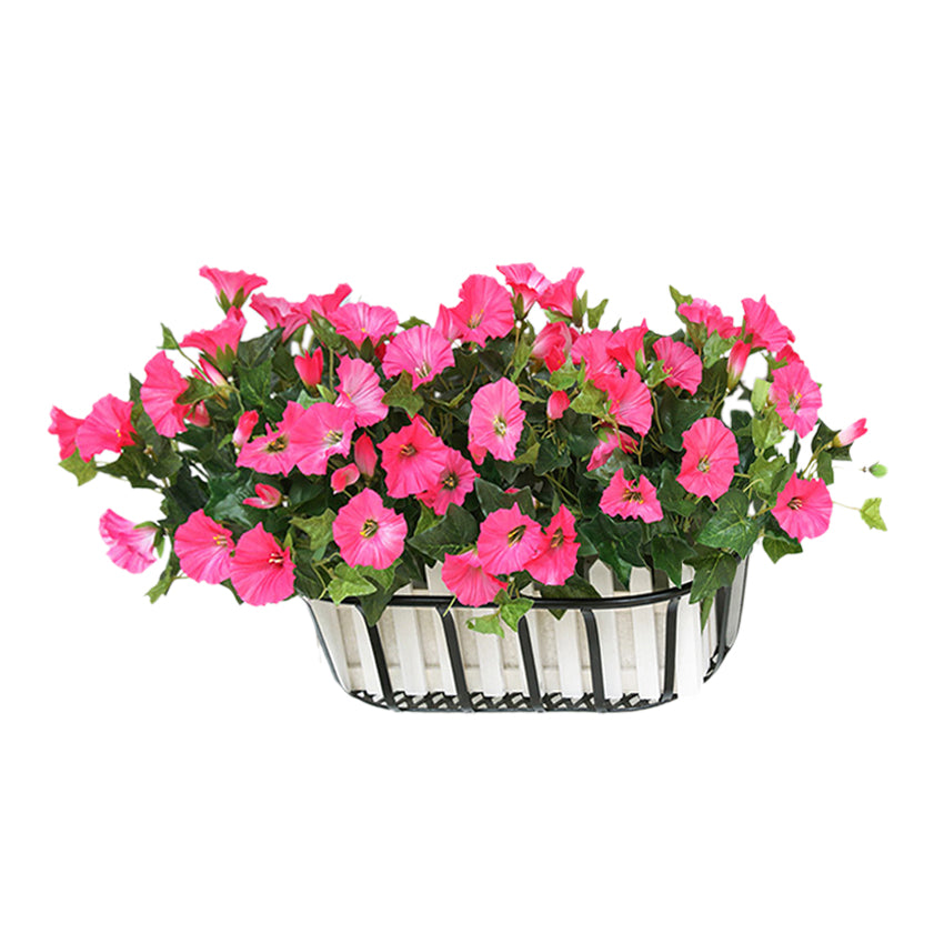Artificial Morning Glory Bush for Country House Decor