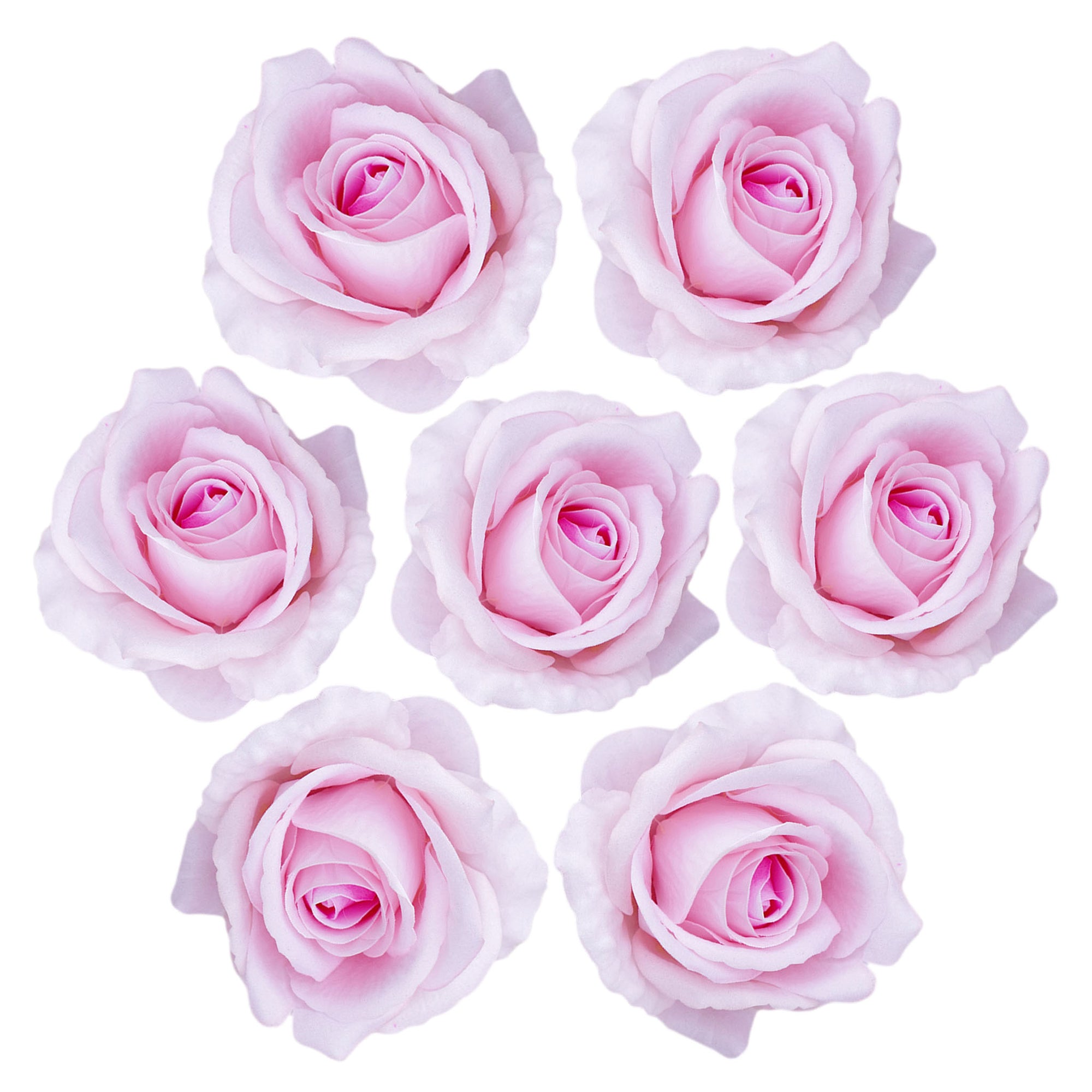 Artificial Flowers Silk Rose Heads in Bulk