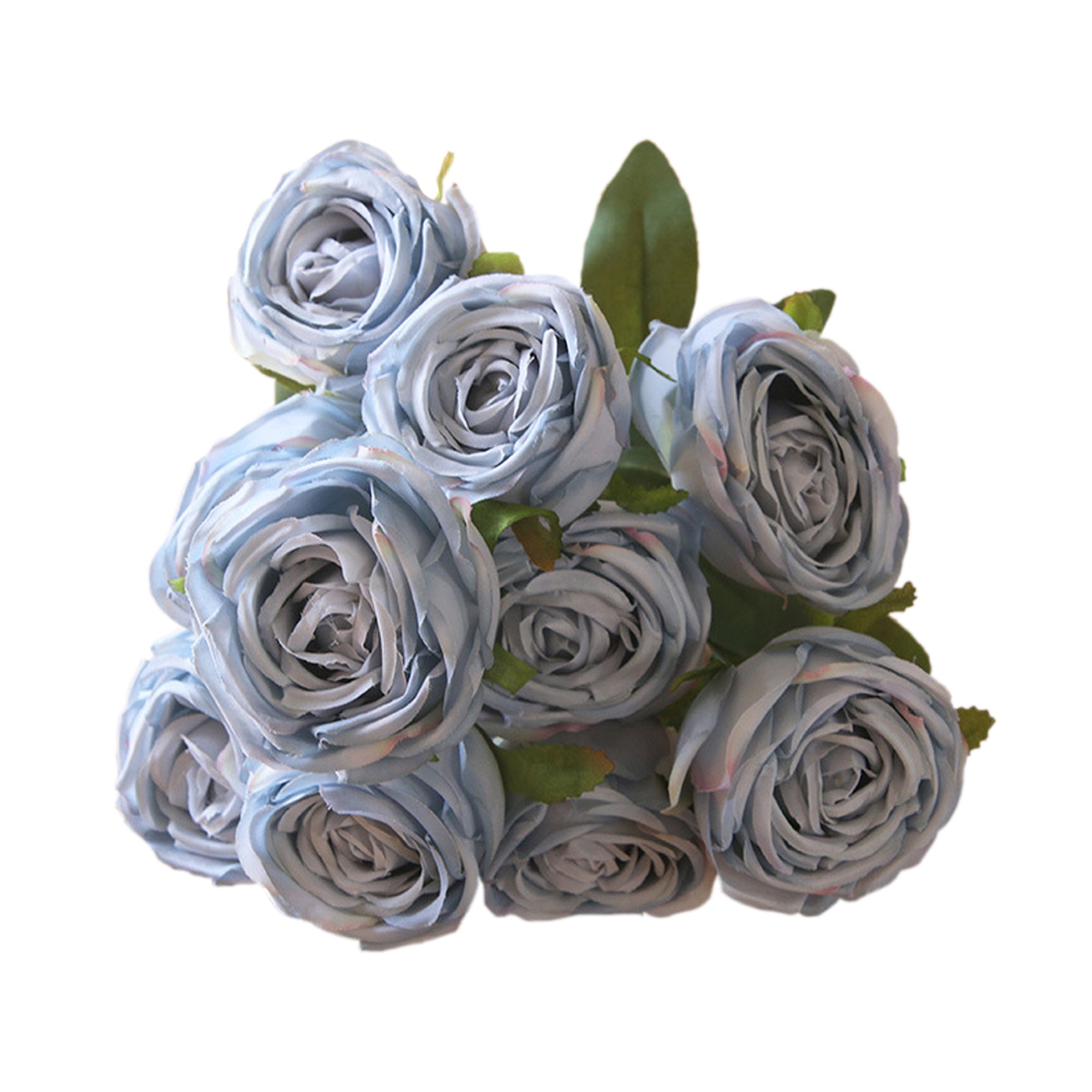 Artificial Flowers Bundle Silk Roses Bunch