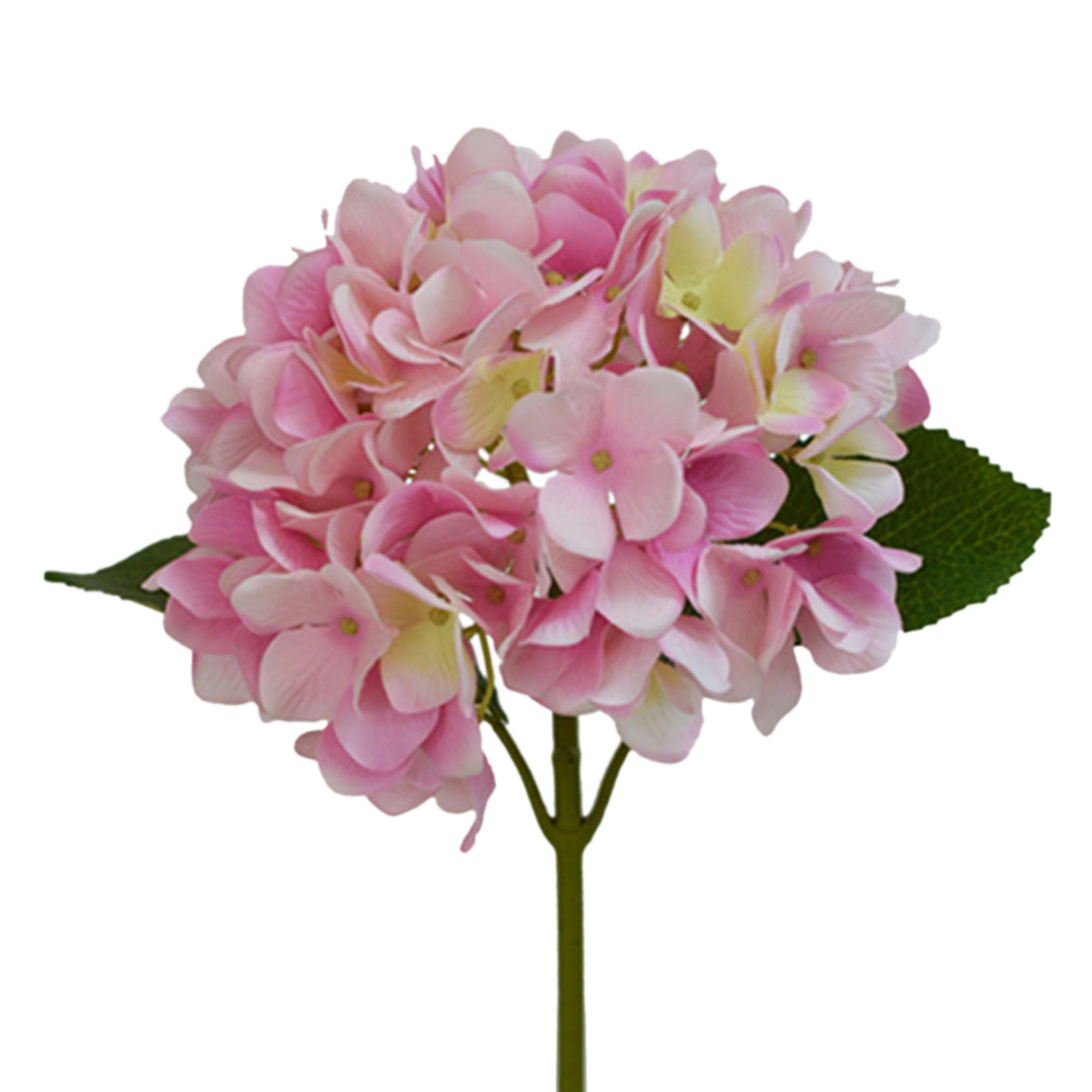 Realistic Silk Hydrangea Flowers 5 Stems for Bridal Bouquets