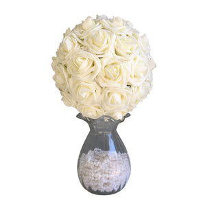 Ivory flower ball