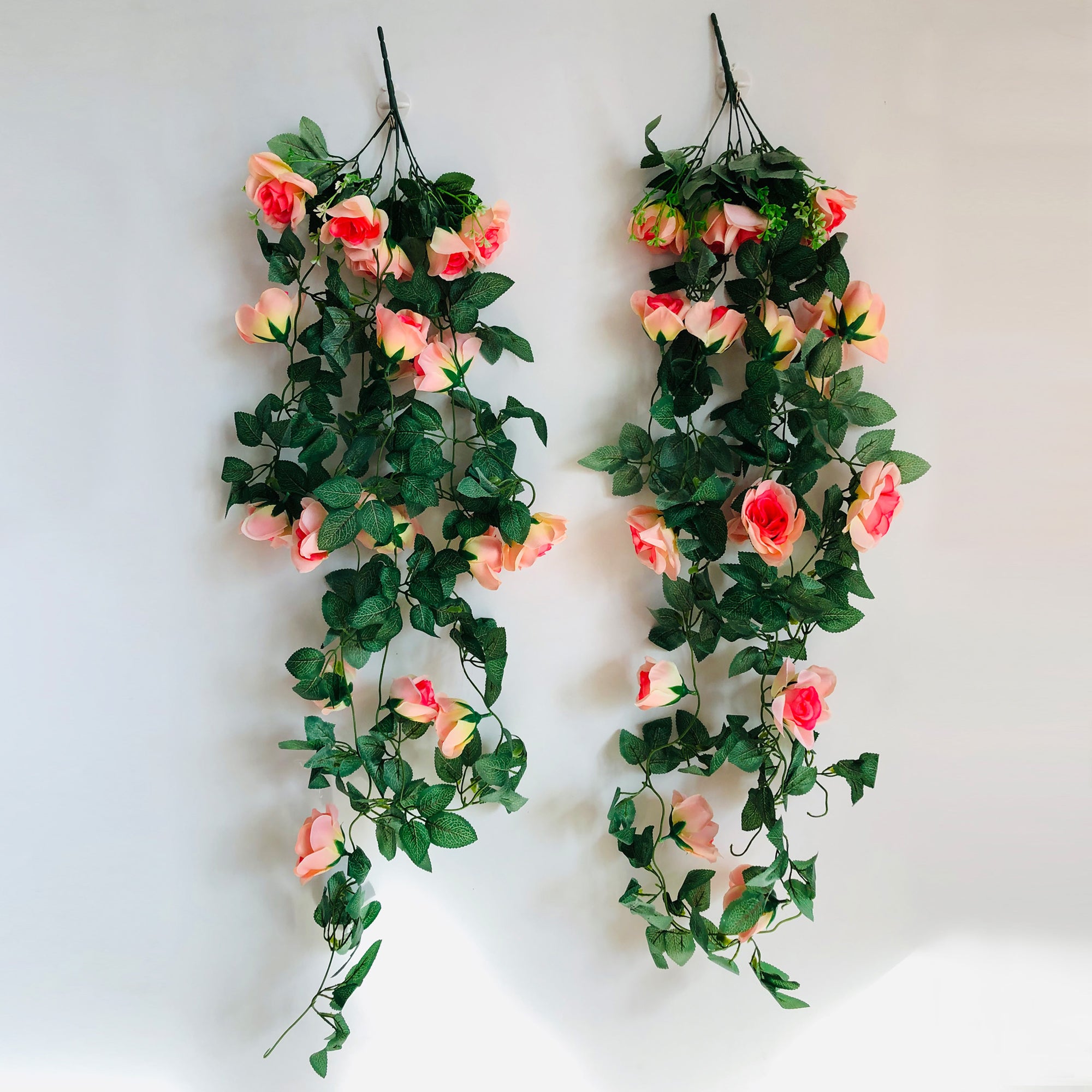 Artificial Flower Vines Silk Rose Garland for Home Outdoor Decor