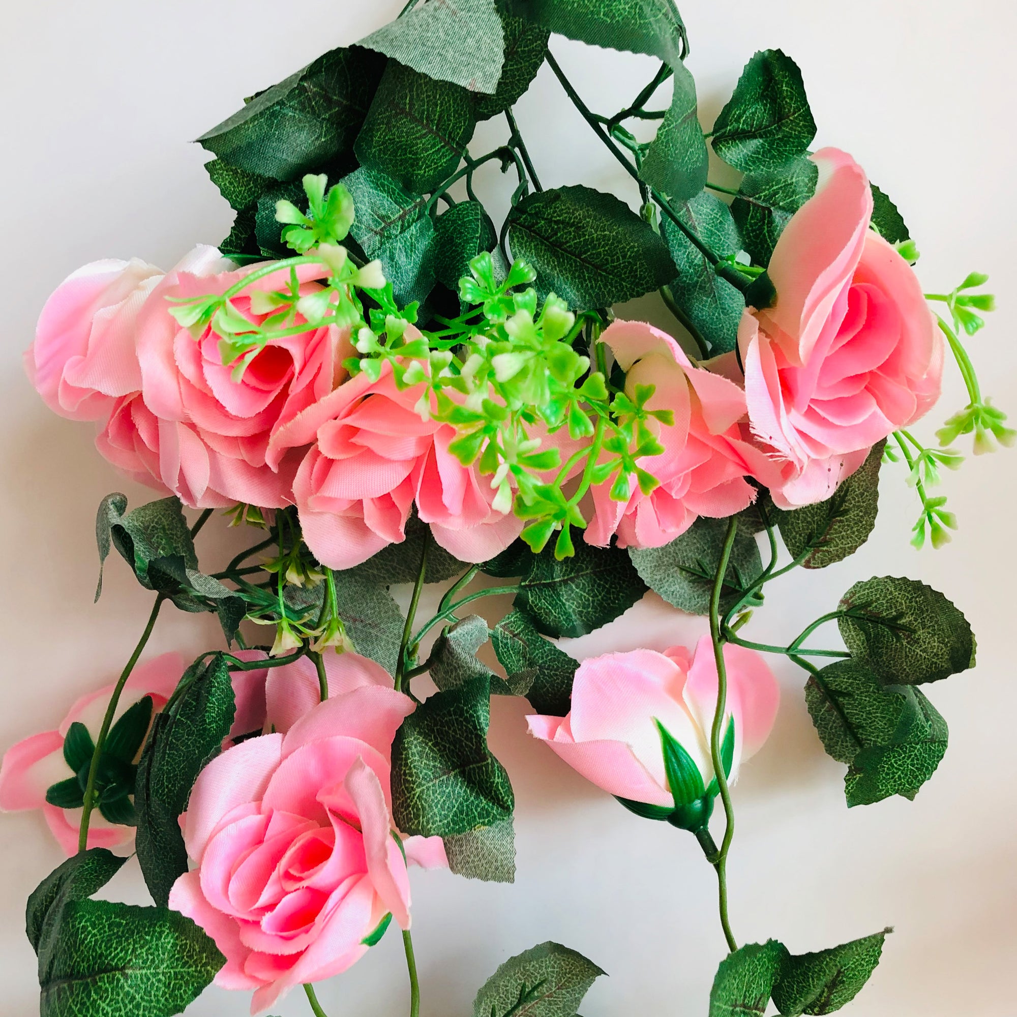 Artificial Flower Vines Silk Rose Garland for Home Outdoor Decor