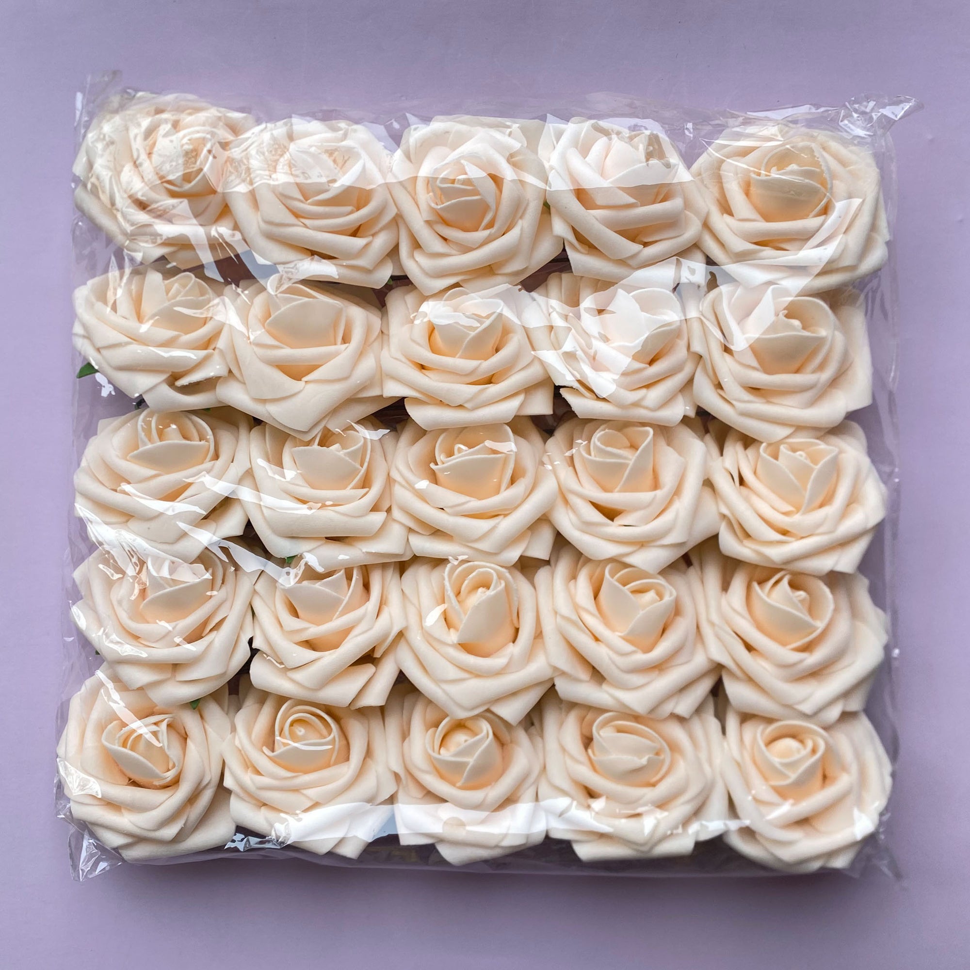 Artificial Wedding Flowers Blush Pink Rose 50 Bulk