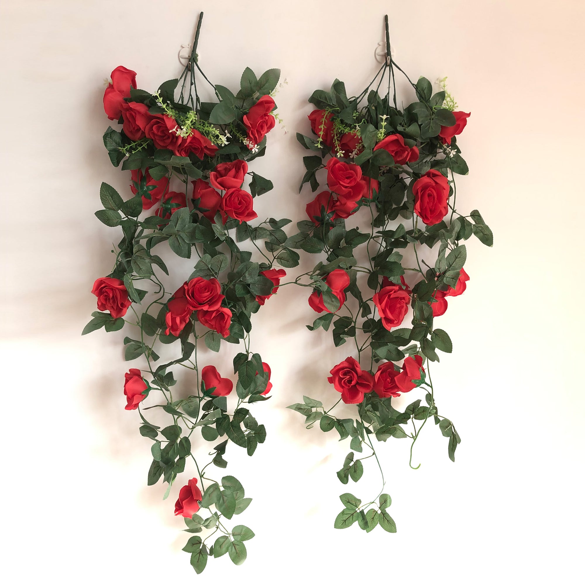 Artificial Flower Vines Silk Rose Garland for Home Outdoor Decor