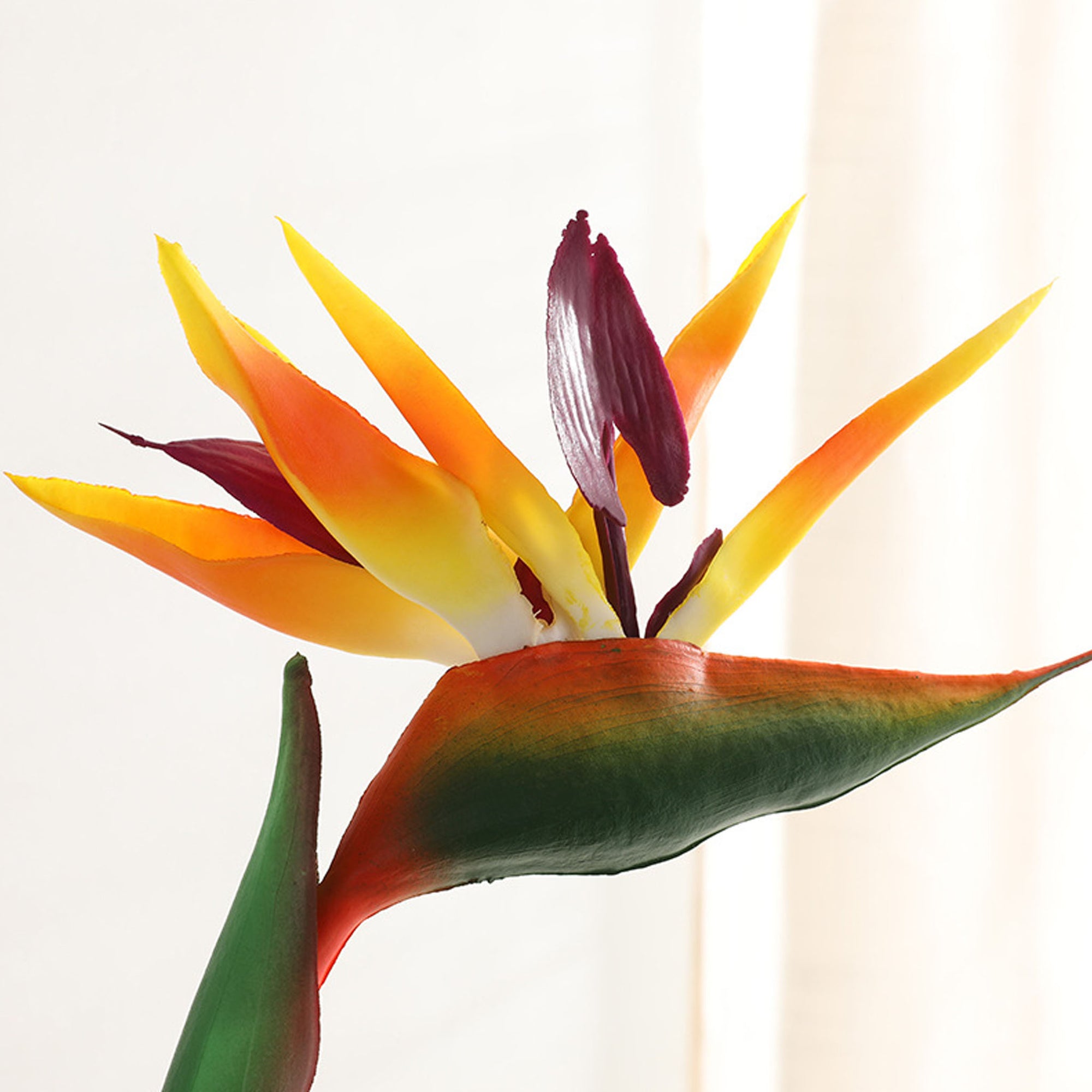 Real Touch Flowers Fake Bird Of Paradise 10 Stems