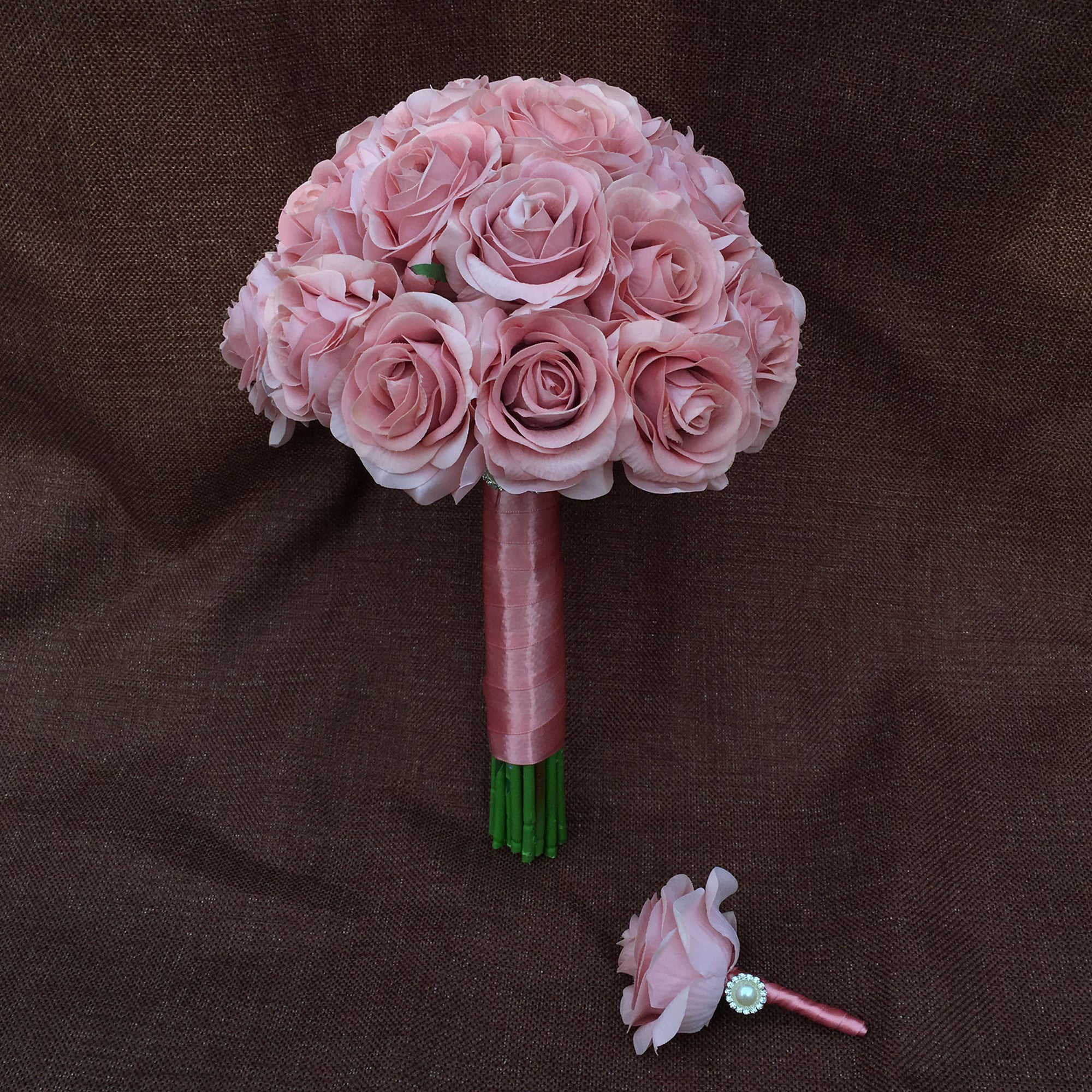 Dusty Rose Wedding Bouquet Dusty Pink Bridal Flower