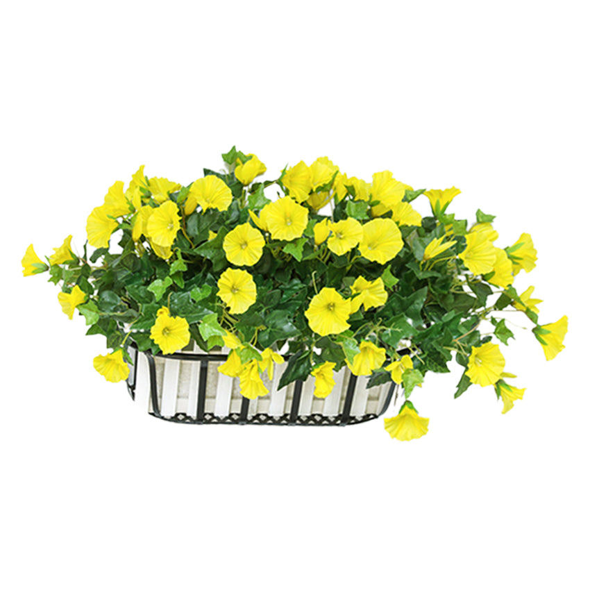 Artificial Morning Glory Bush for Country House Decor