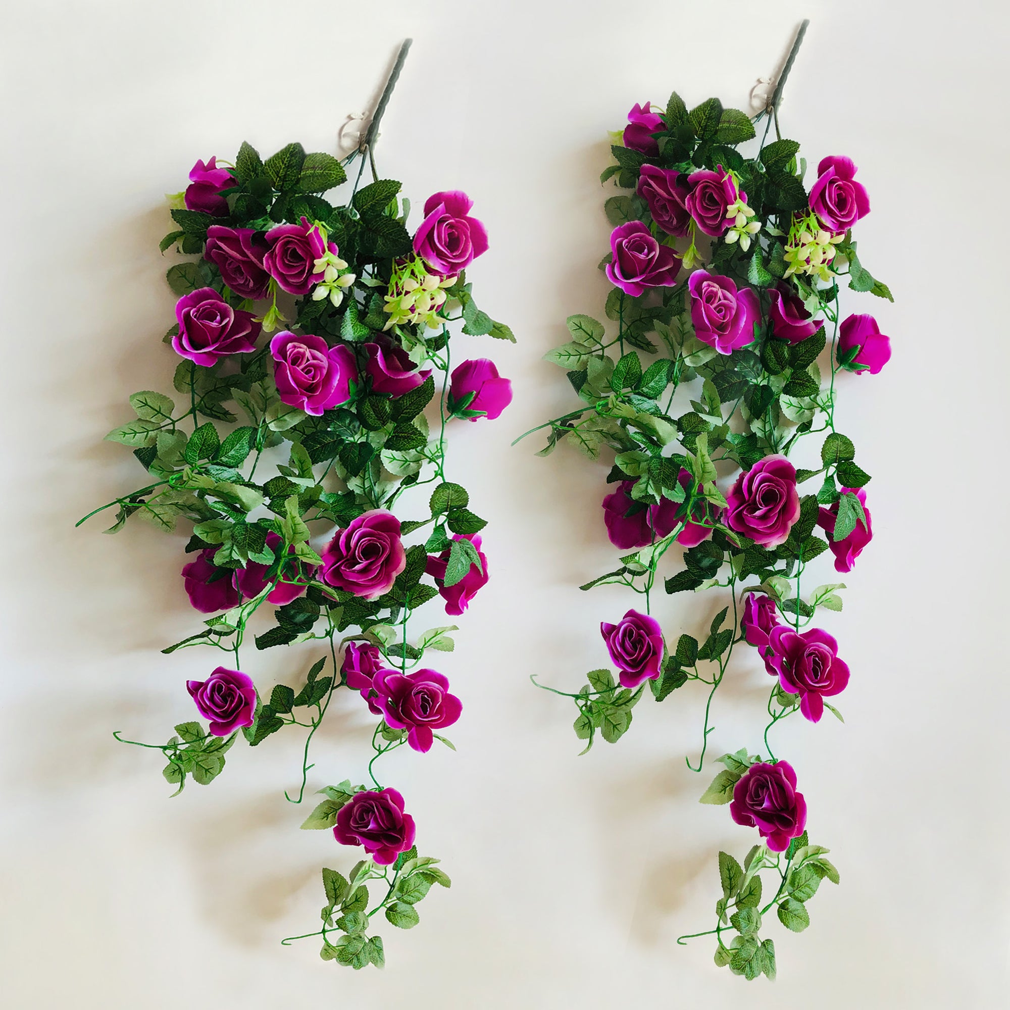 Artificial Flower Vines Silk Rose Garland for Home Outdoor Decor