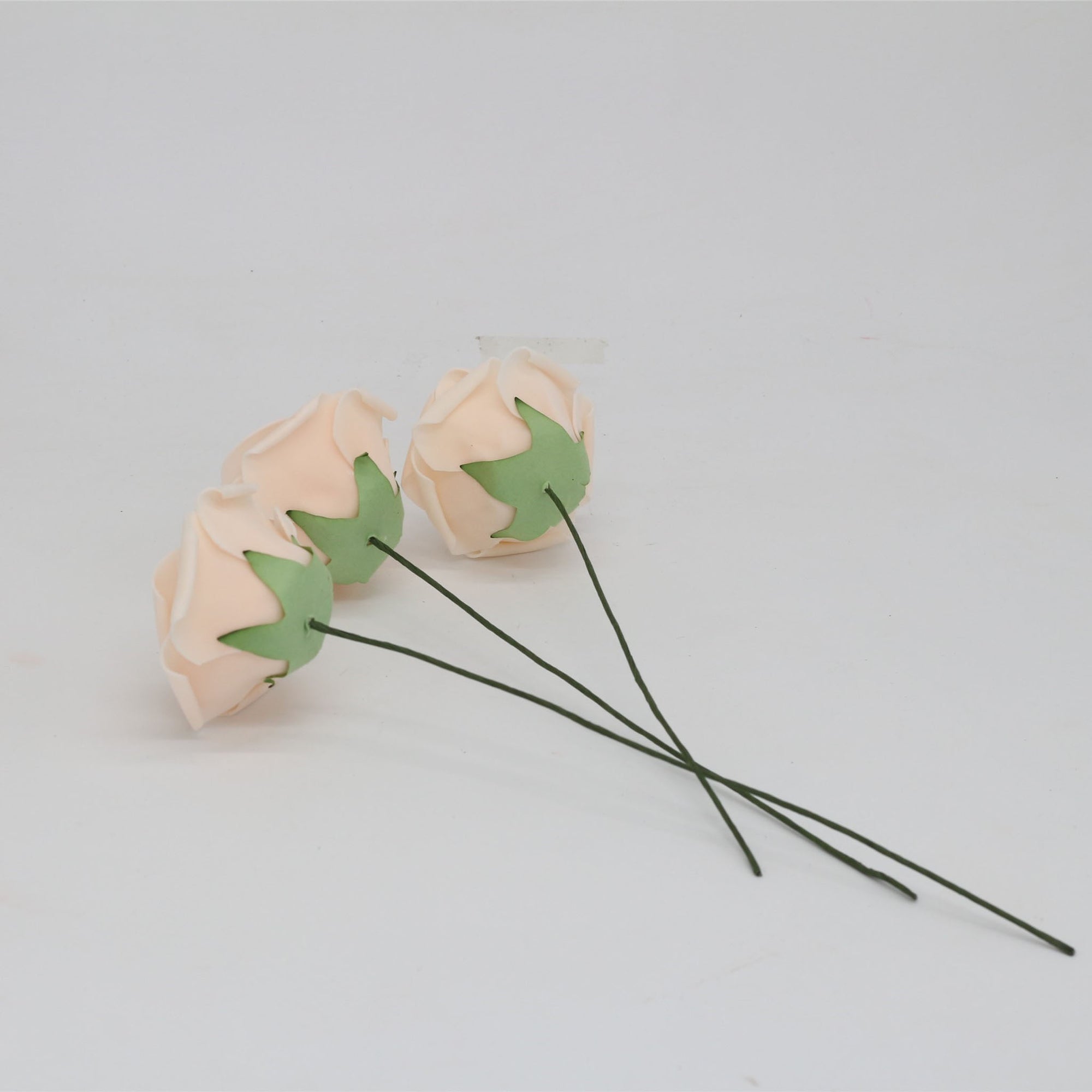 Artificial Wedding Flowers Blush Pink Rose 50 Bulk