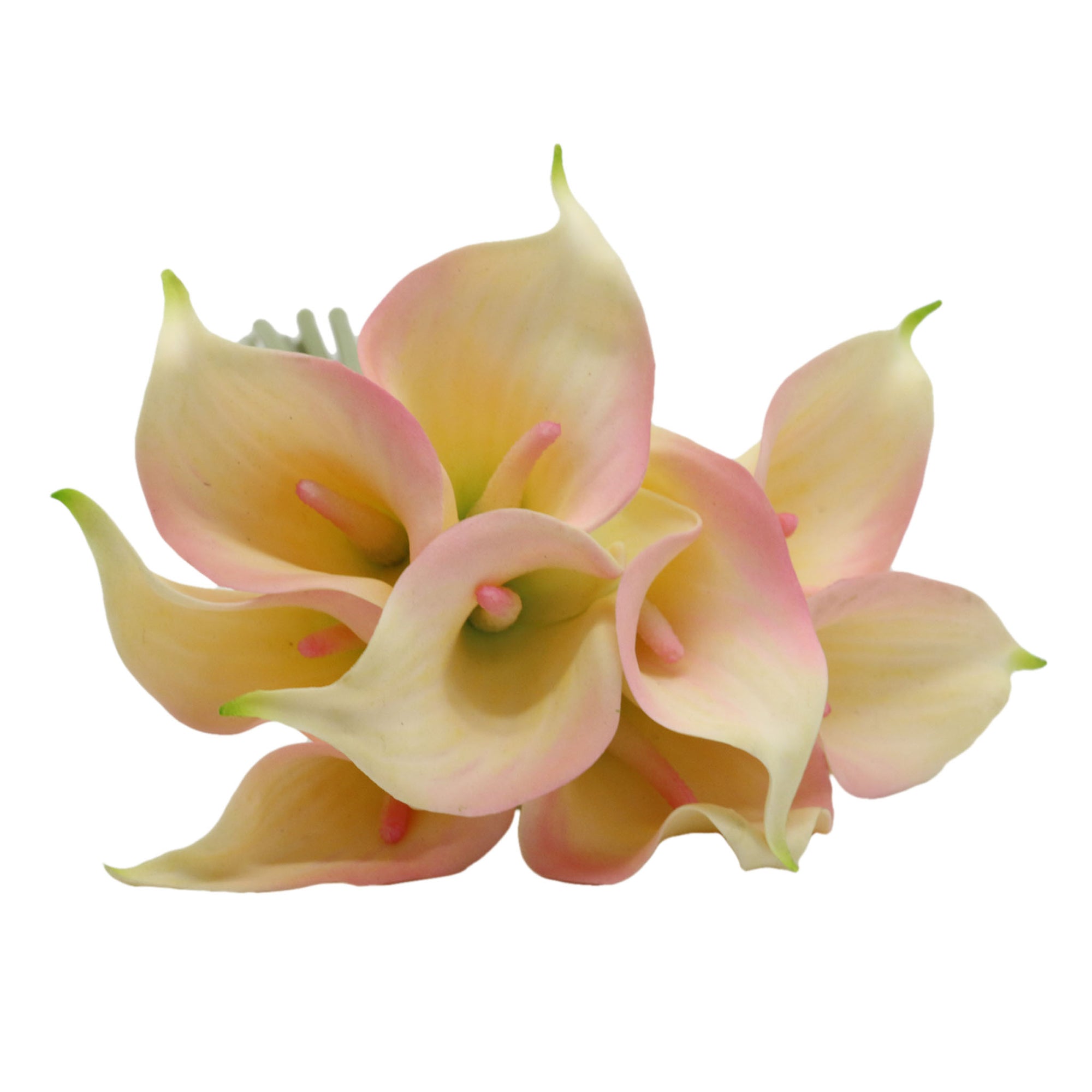 Light Pink Calla Lilies Bouquet Wedding Flowers DIY Crafts