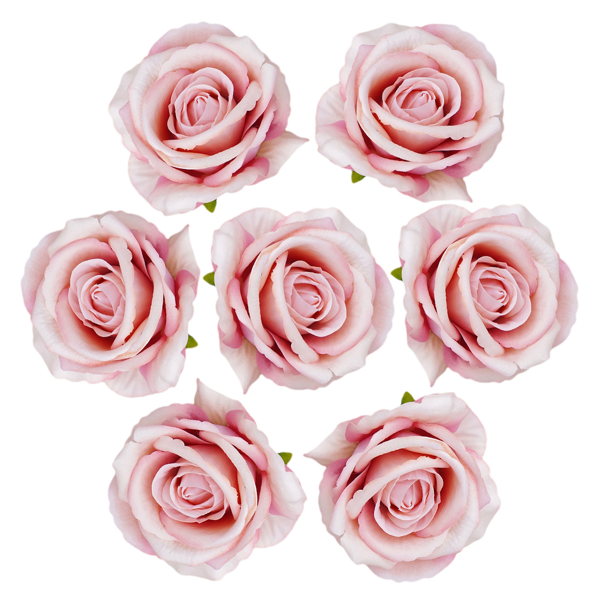 Artificial Flowers Silk Rose Heads in Bulk