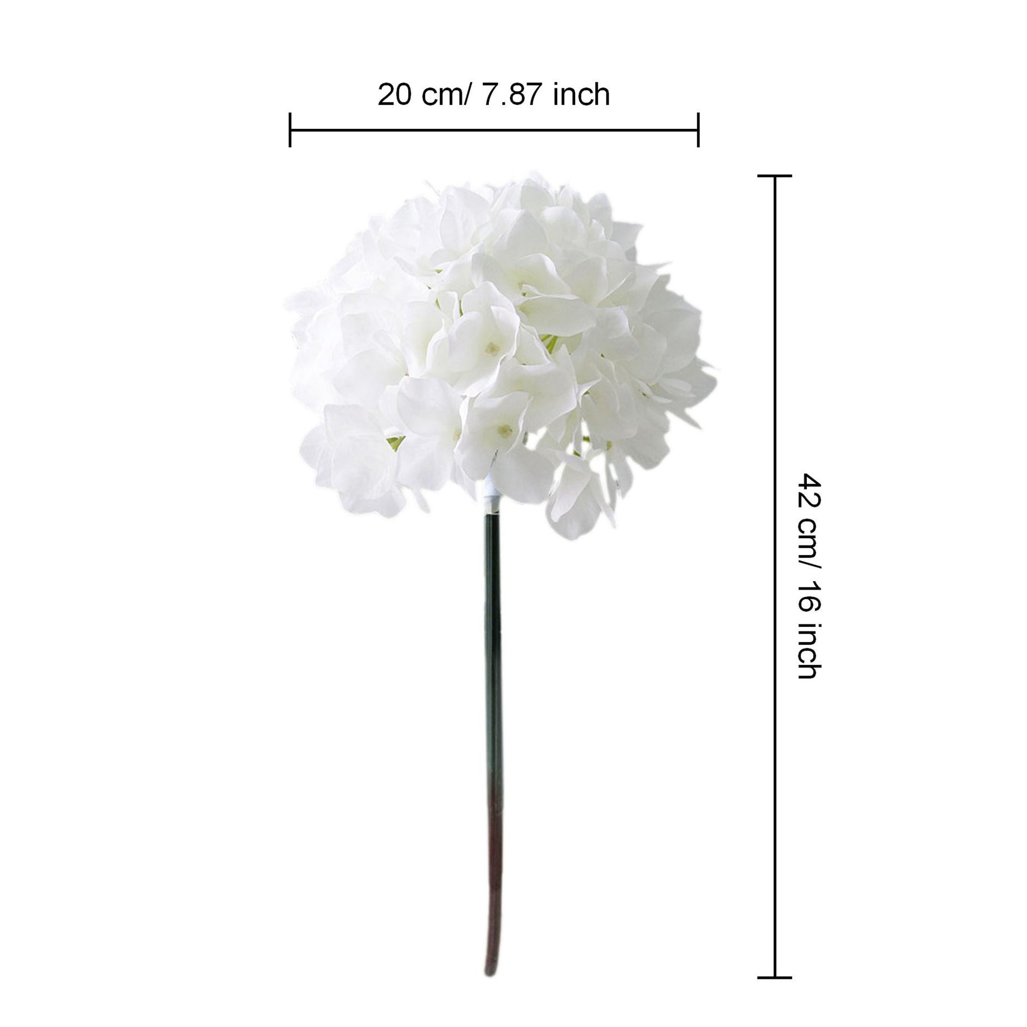 Large Head Hydrangea Simulation Fake Flowers for Home Party Wedding Decoration