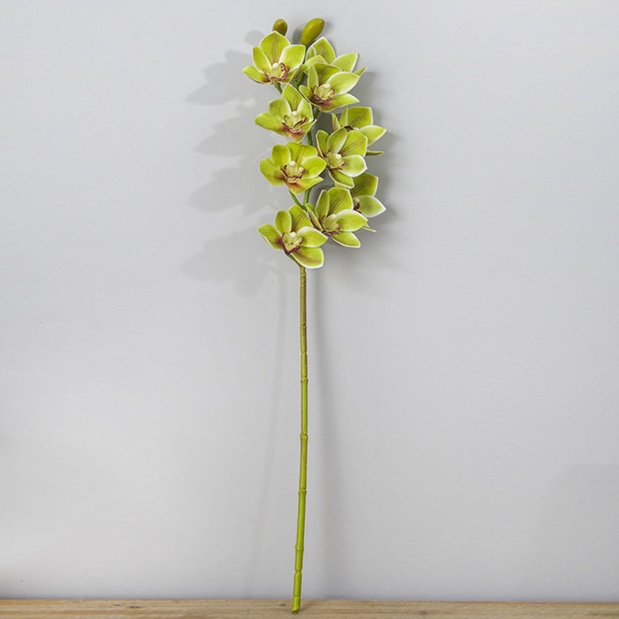 Real Touch 3D Printing Artificial Cymbidium Orchid Flower Latex Flowers