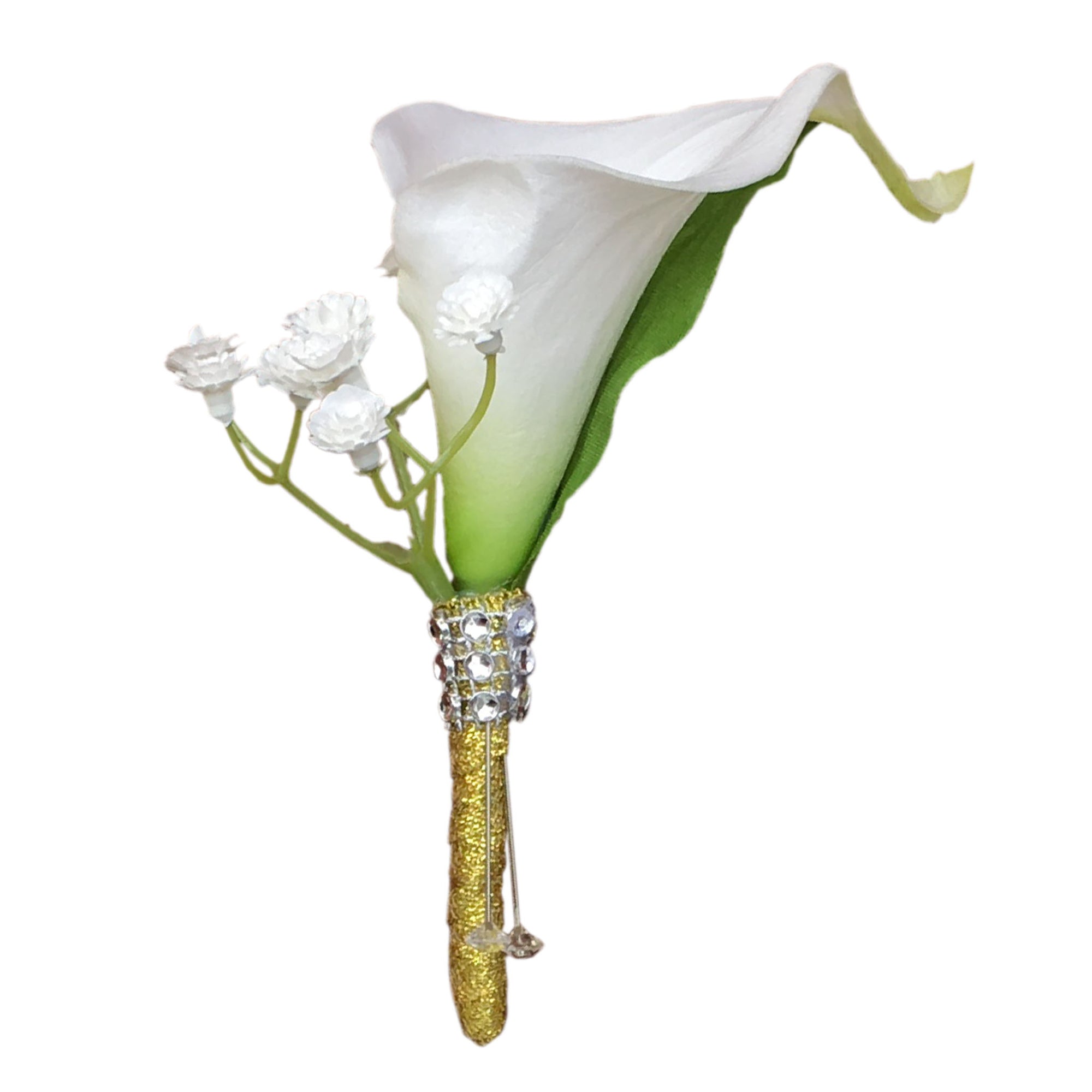 White Flower Bridal Bouquet Fake Calla Lily Bouquets