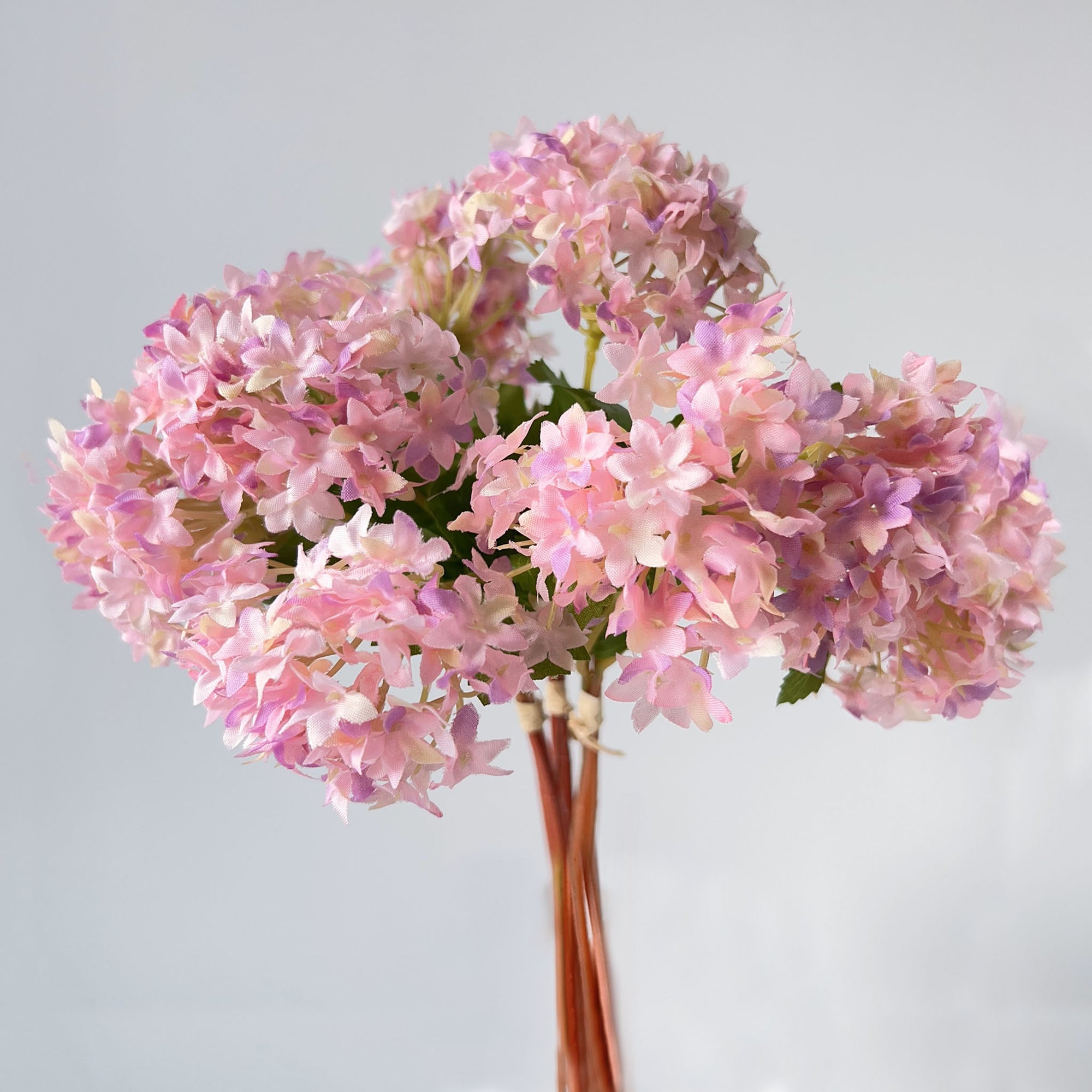 Faux Hydrangea Bundle Mini Hydrangeas Flowers