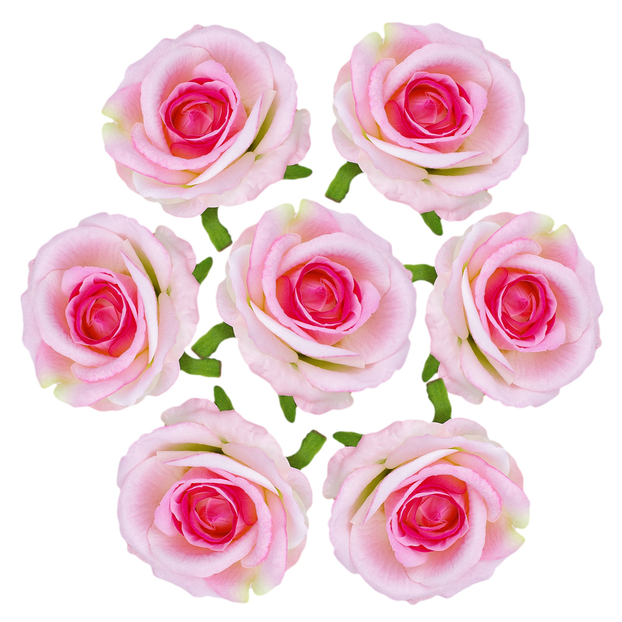 Artificial Flowers Silk Rose Heads in Bulk