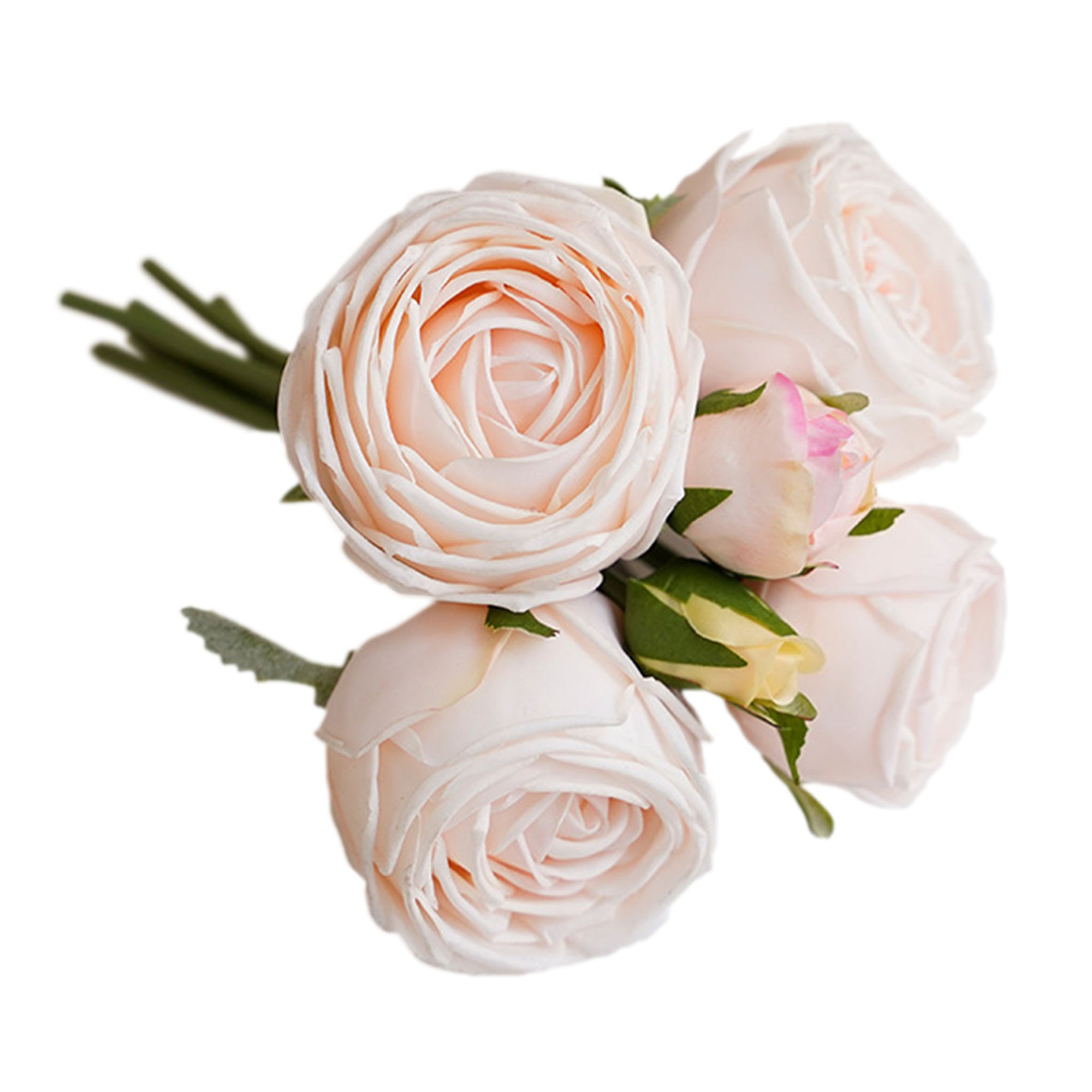 Realisic Fake Flowers Real Touch Rose Bouquet