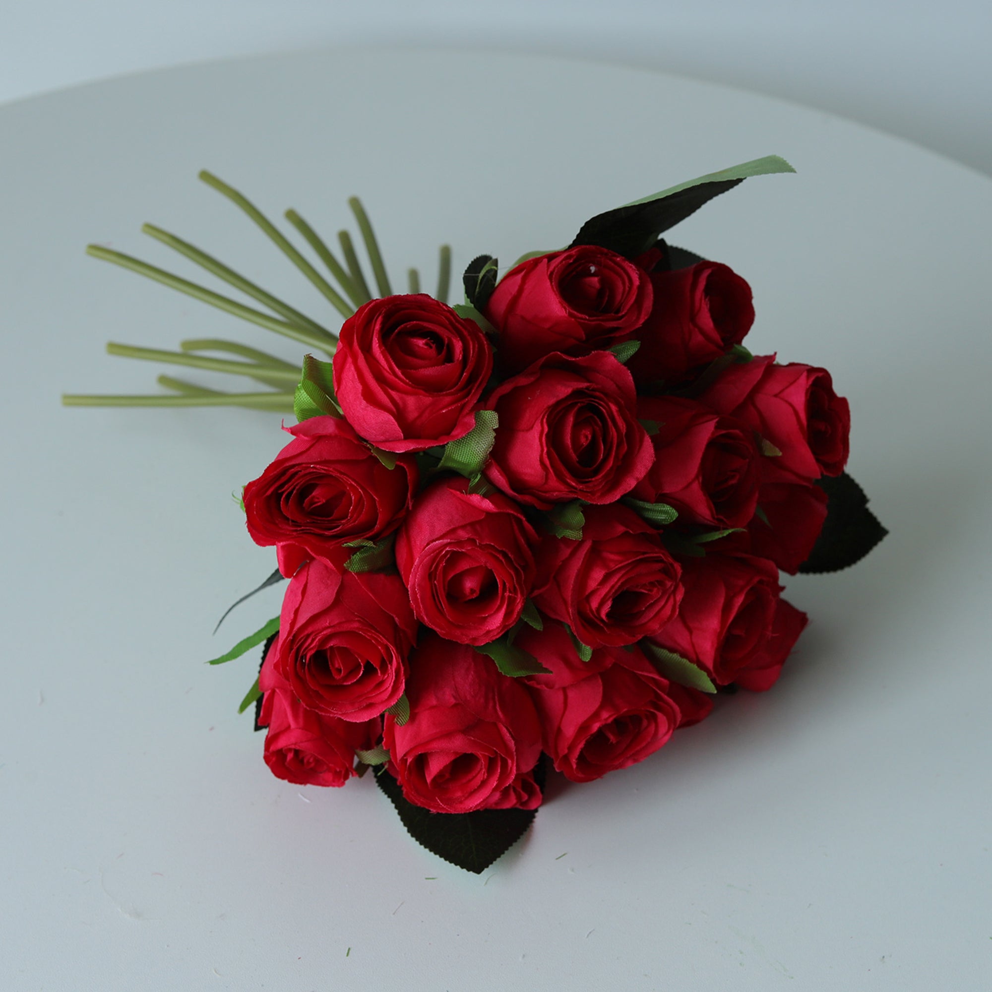 Artificial Silk Rose Buds Bouquet