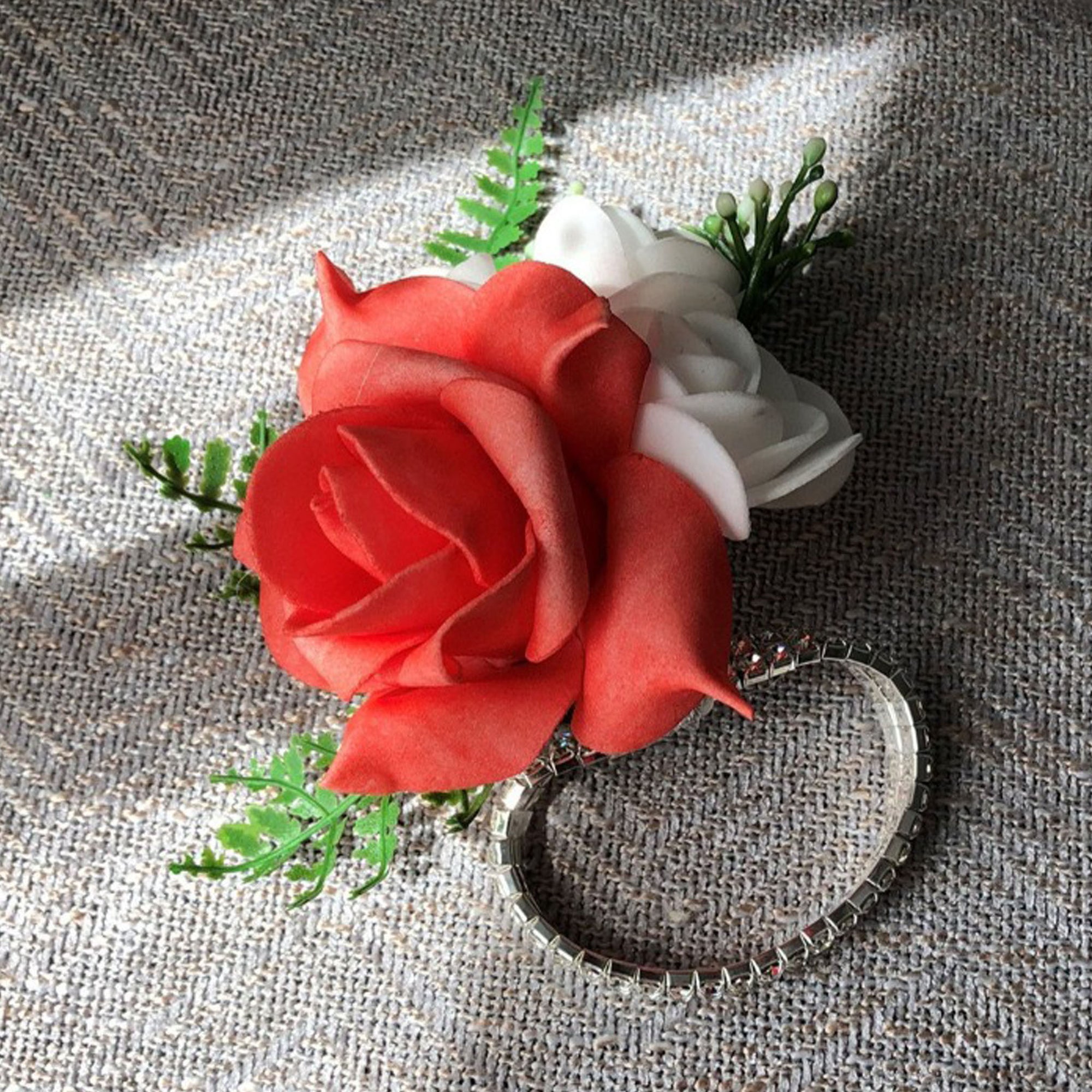 Coral Wedding Bouquet Corsages Boutonnieres