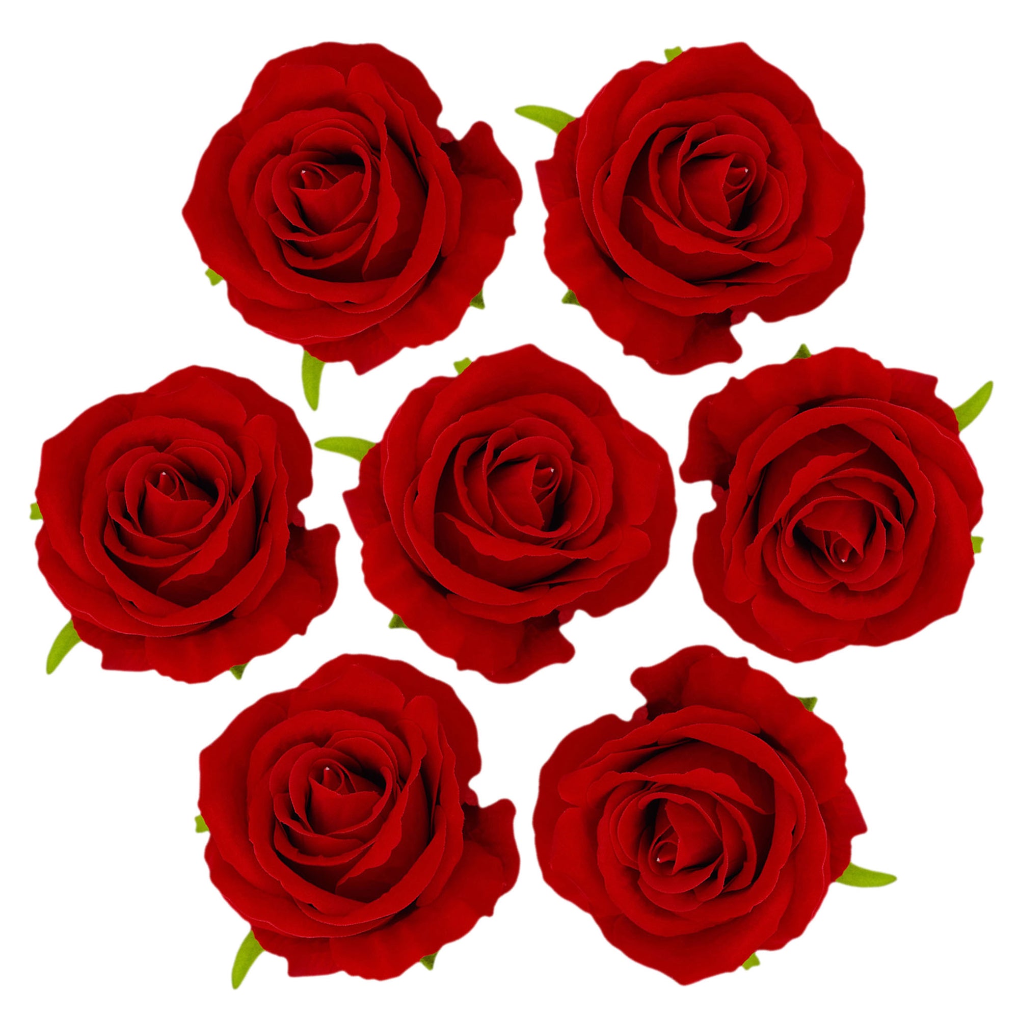 Artificial Flowers Silk Rose Heads in Bulk