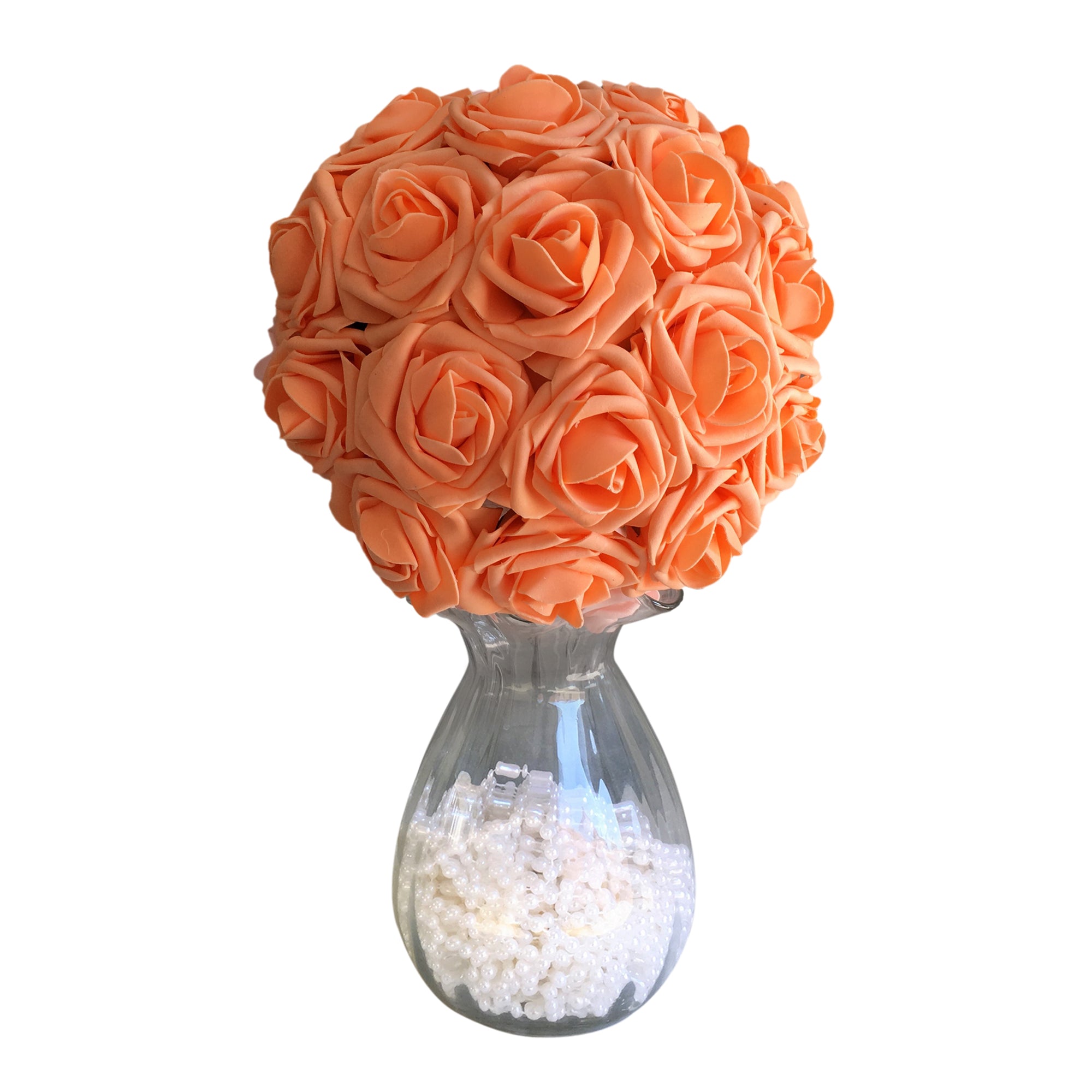 orange flower ball