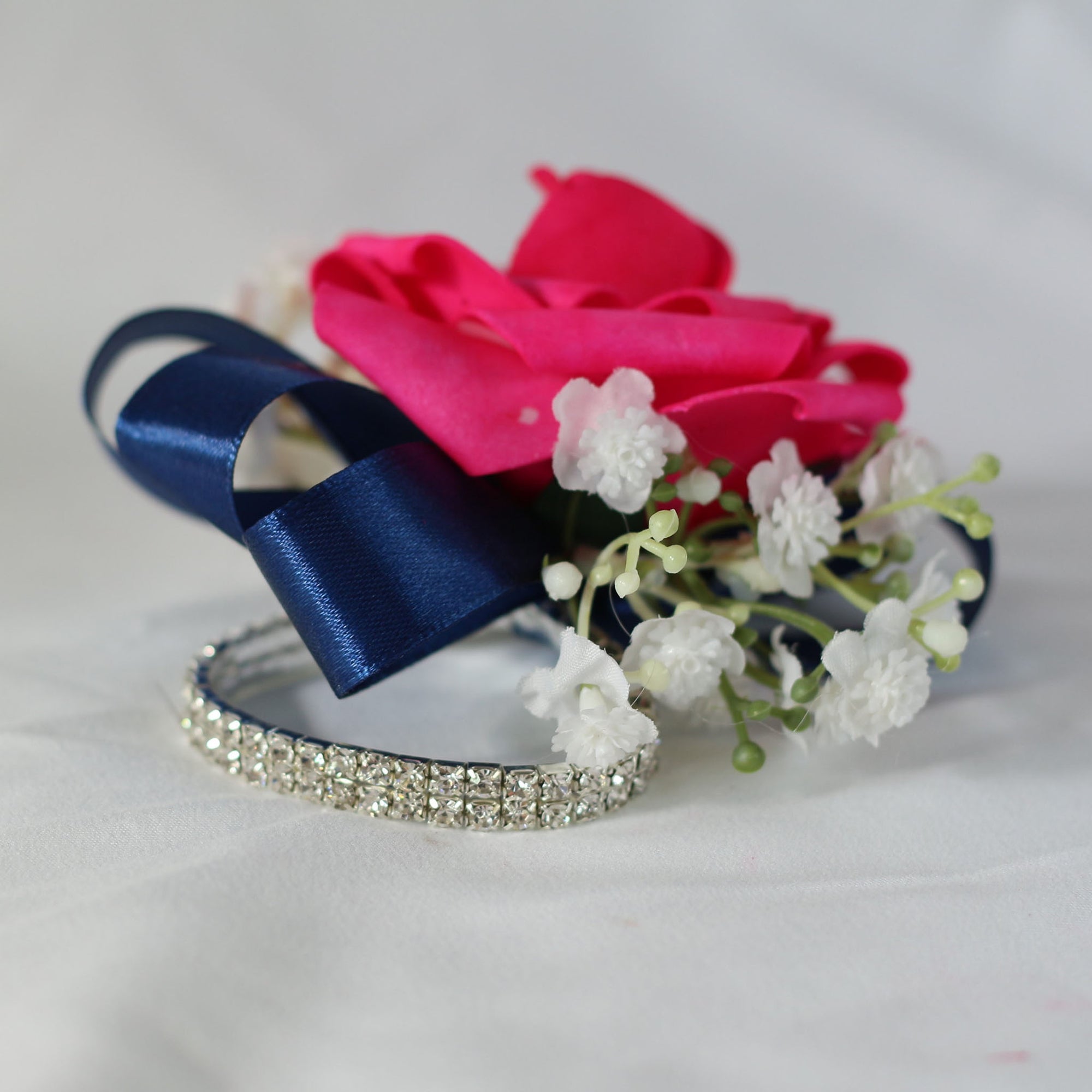 Bridal Hot Pink Bouquets Sets Corsages and Boutonnieres