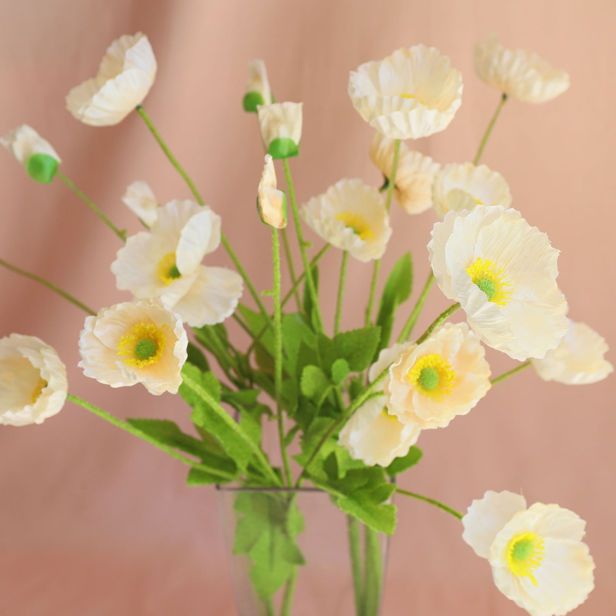 Artificial Poppies Silk Poppy Flowers