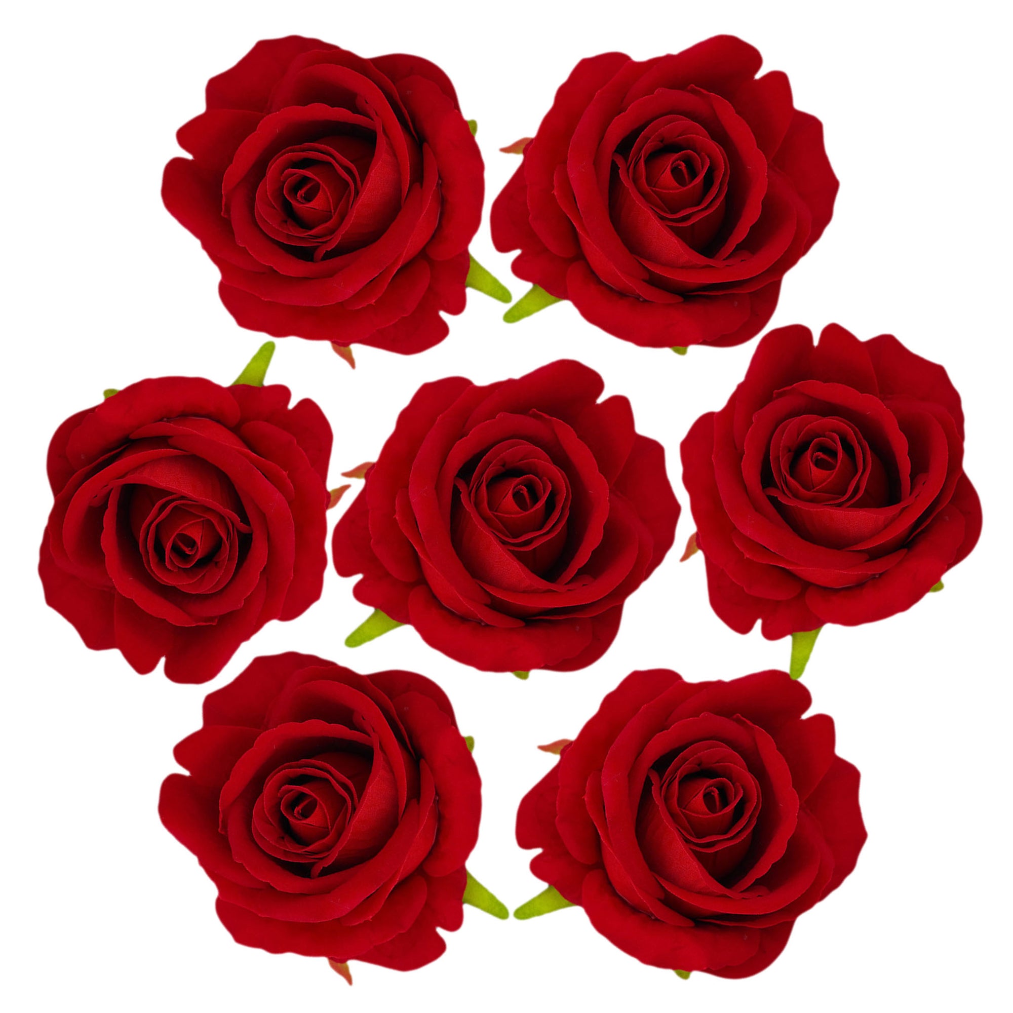 Artificial Flowers Silk Rose Heads in Bulk