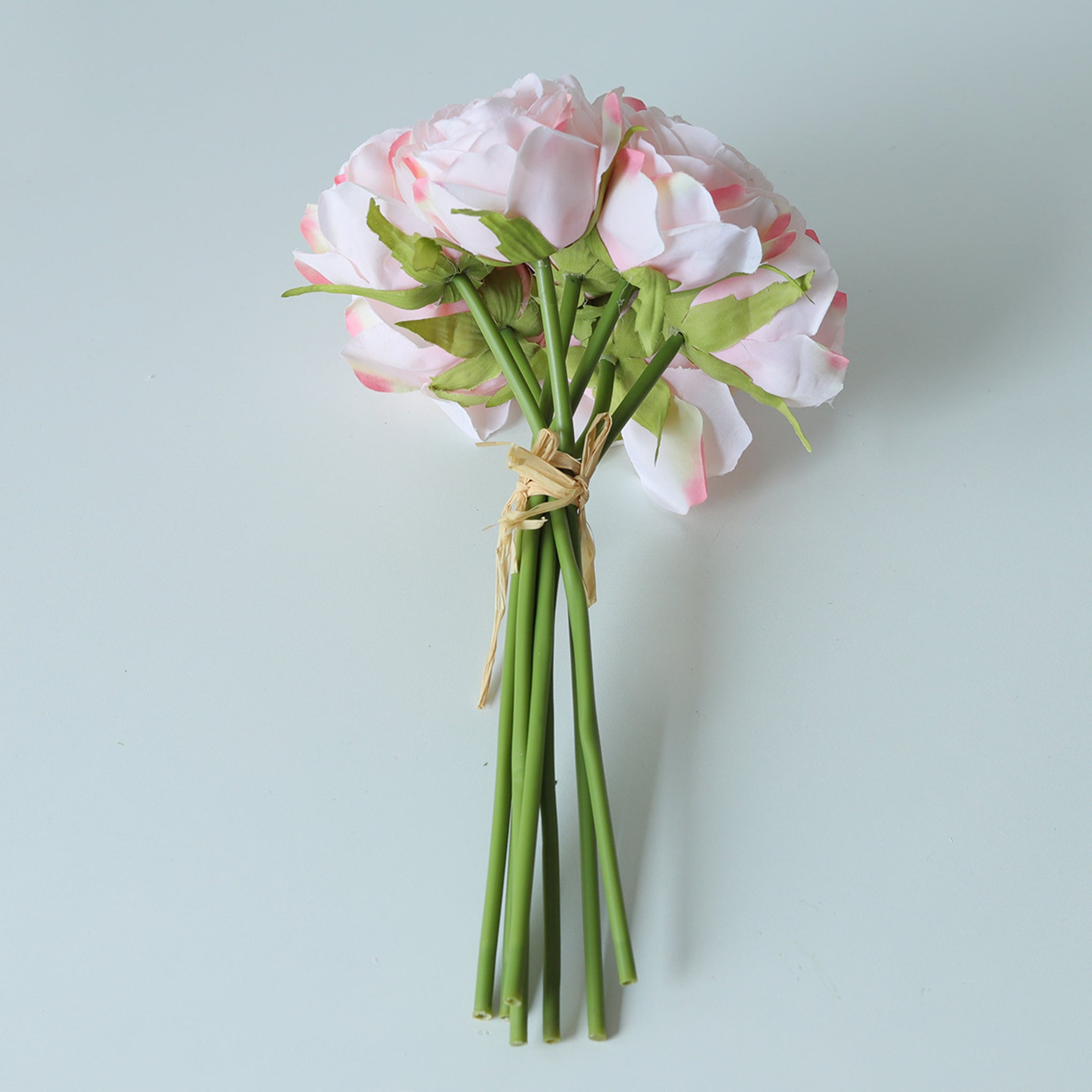 Artificial Cabbage Roses Silk Flower Bouquet - VANRINA