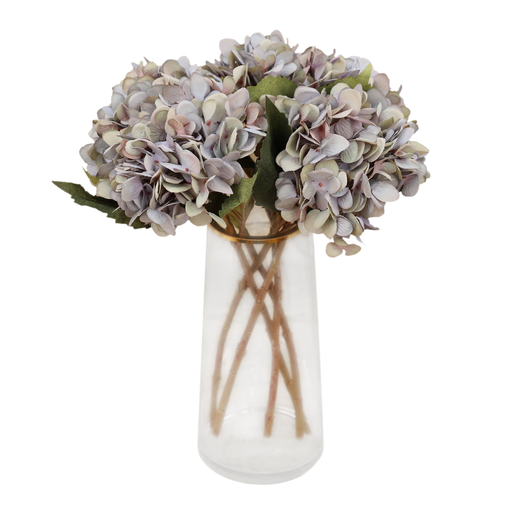 Faux Hydrangea Flowers Silk Flower Arrangements