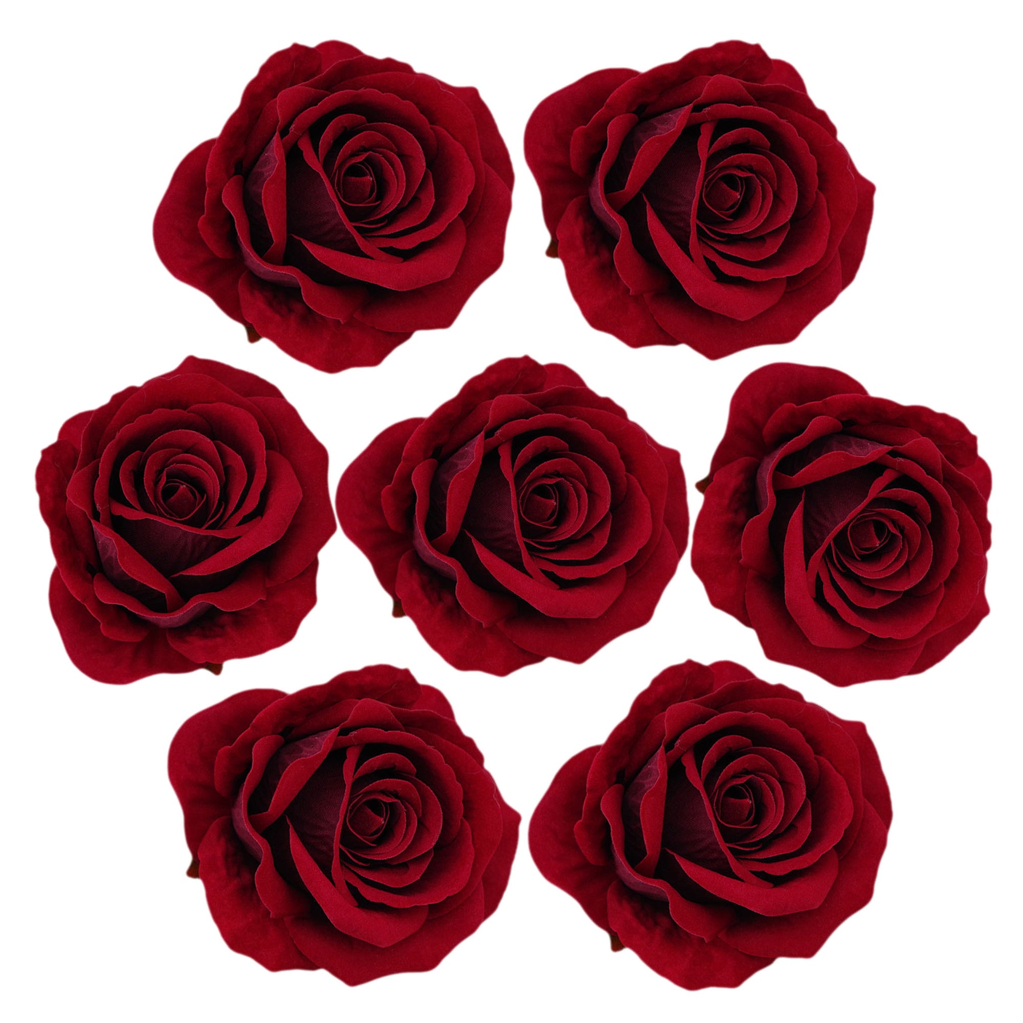 Artificial Flowers Silk Rose Heads in Bulk