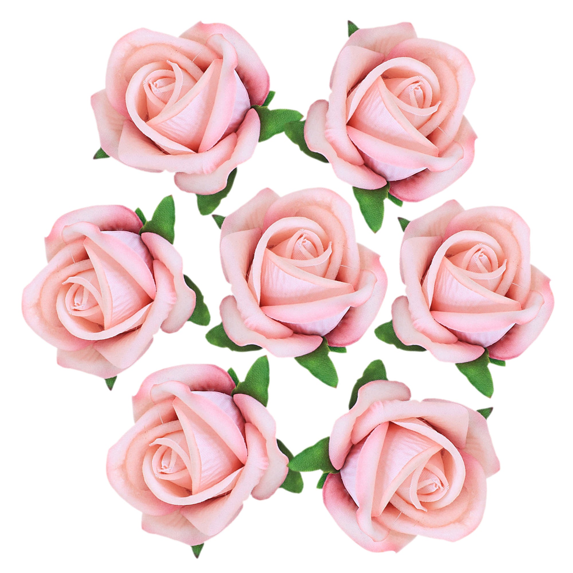 Artificial Flowers Silk Rosebud Flower Heads