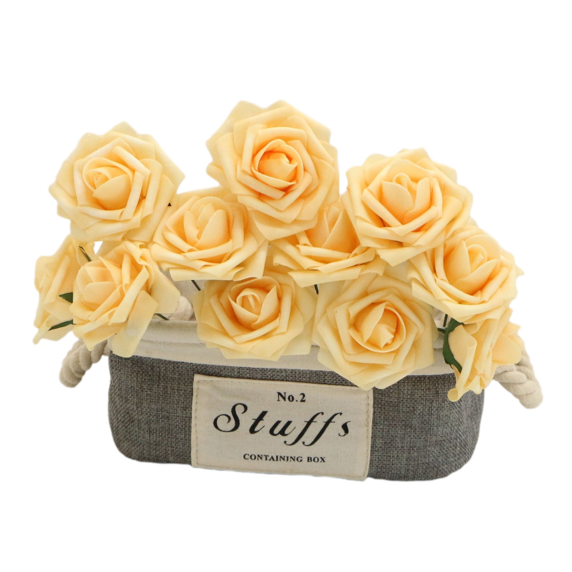 Canary Flowers Roses Artificial Wedding Flowers