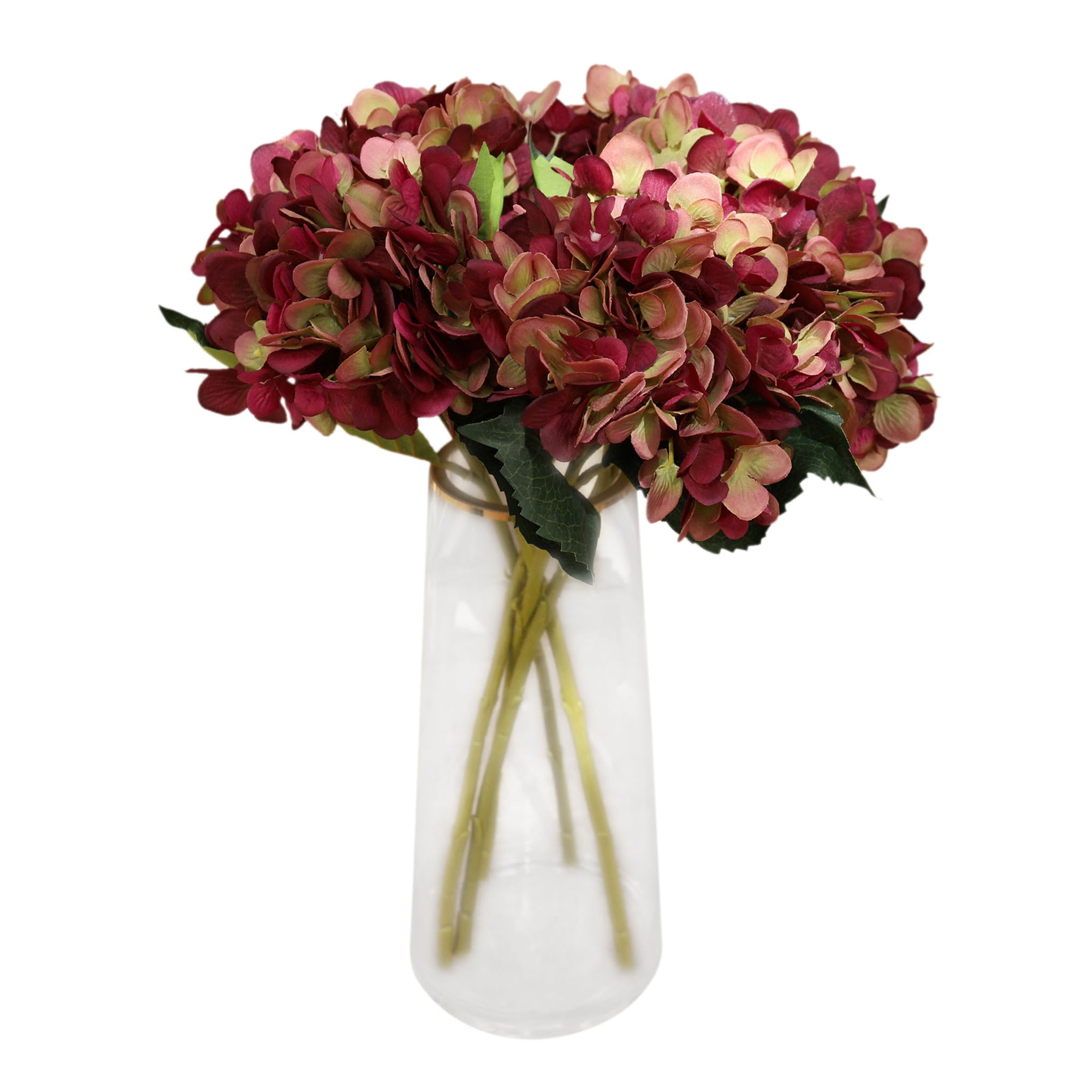 Faux Hydrangea Flowers Silk Flower Arrangements