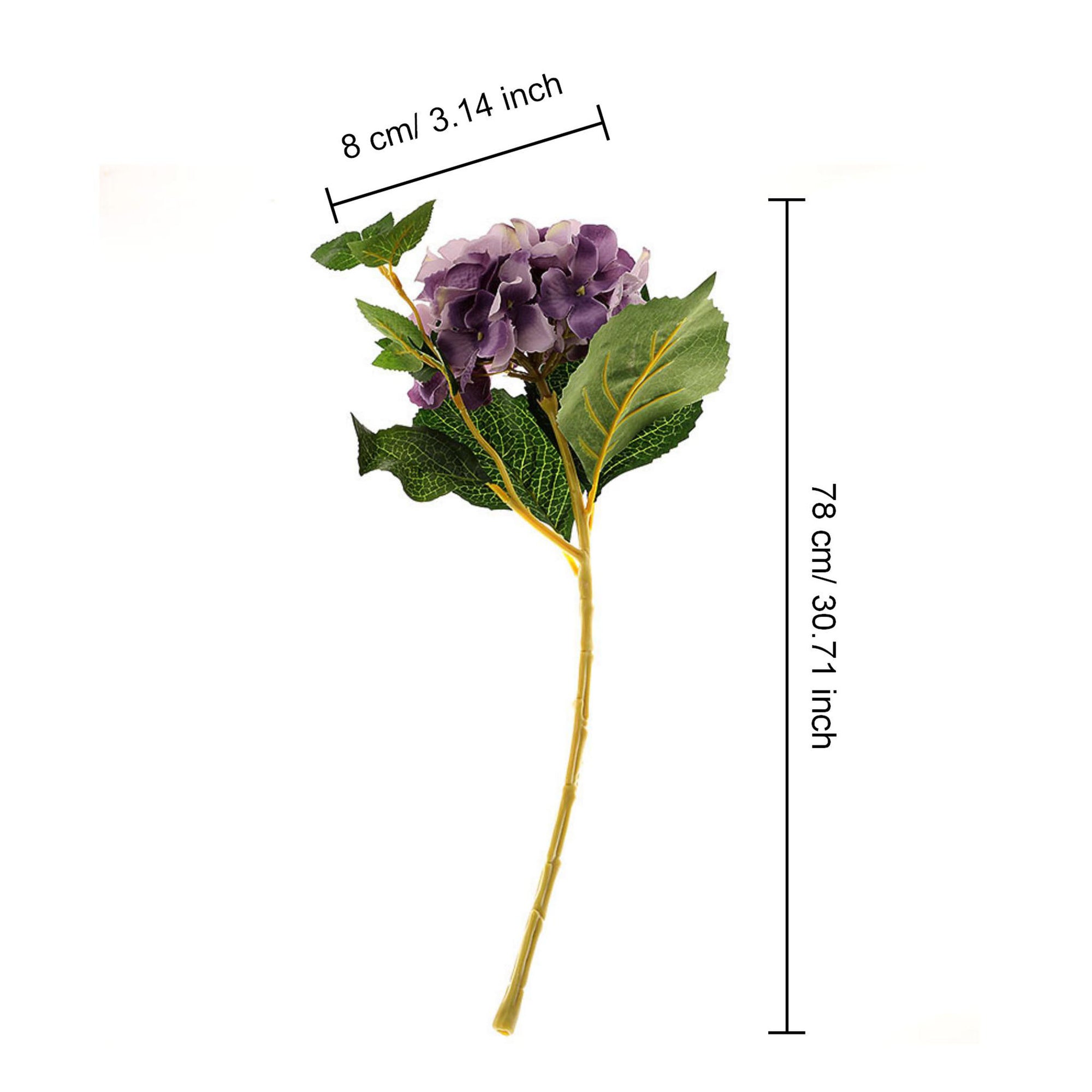 Silk Hydrangea Individual Stem Artificial Flower