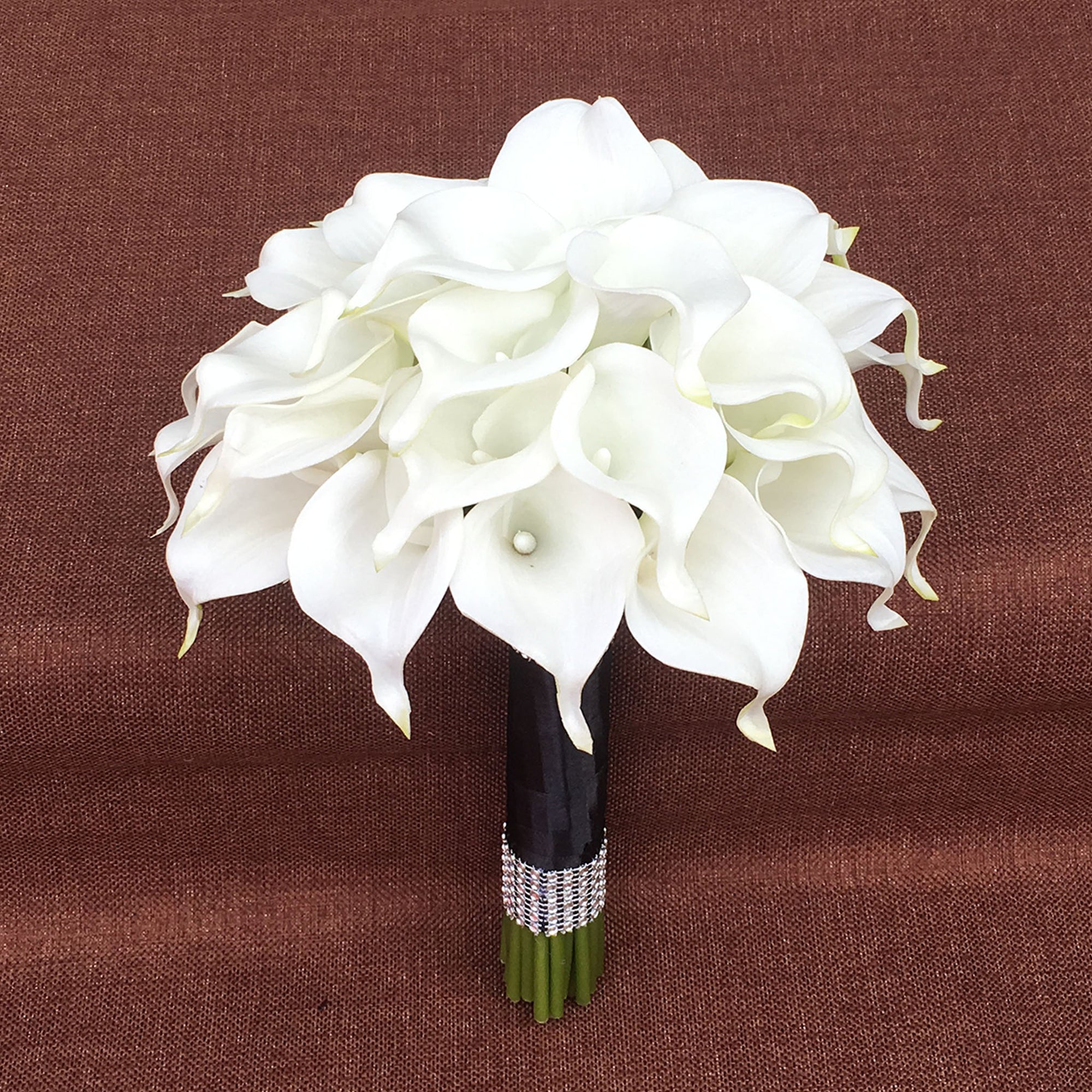 Bridal White Calla Lily Bouquet 10"