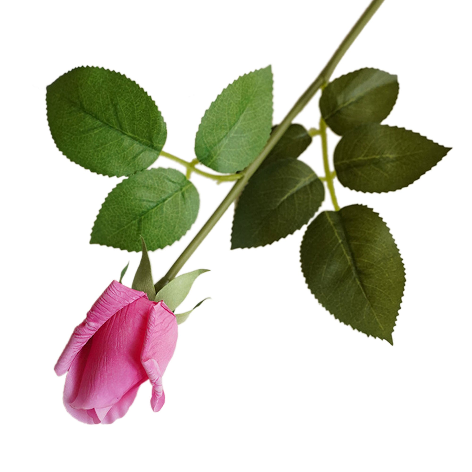 Real Touch Flowers Silk Rosebud Faux Flower