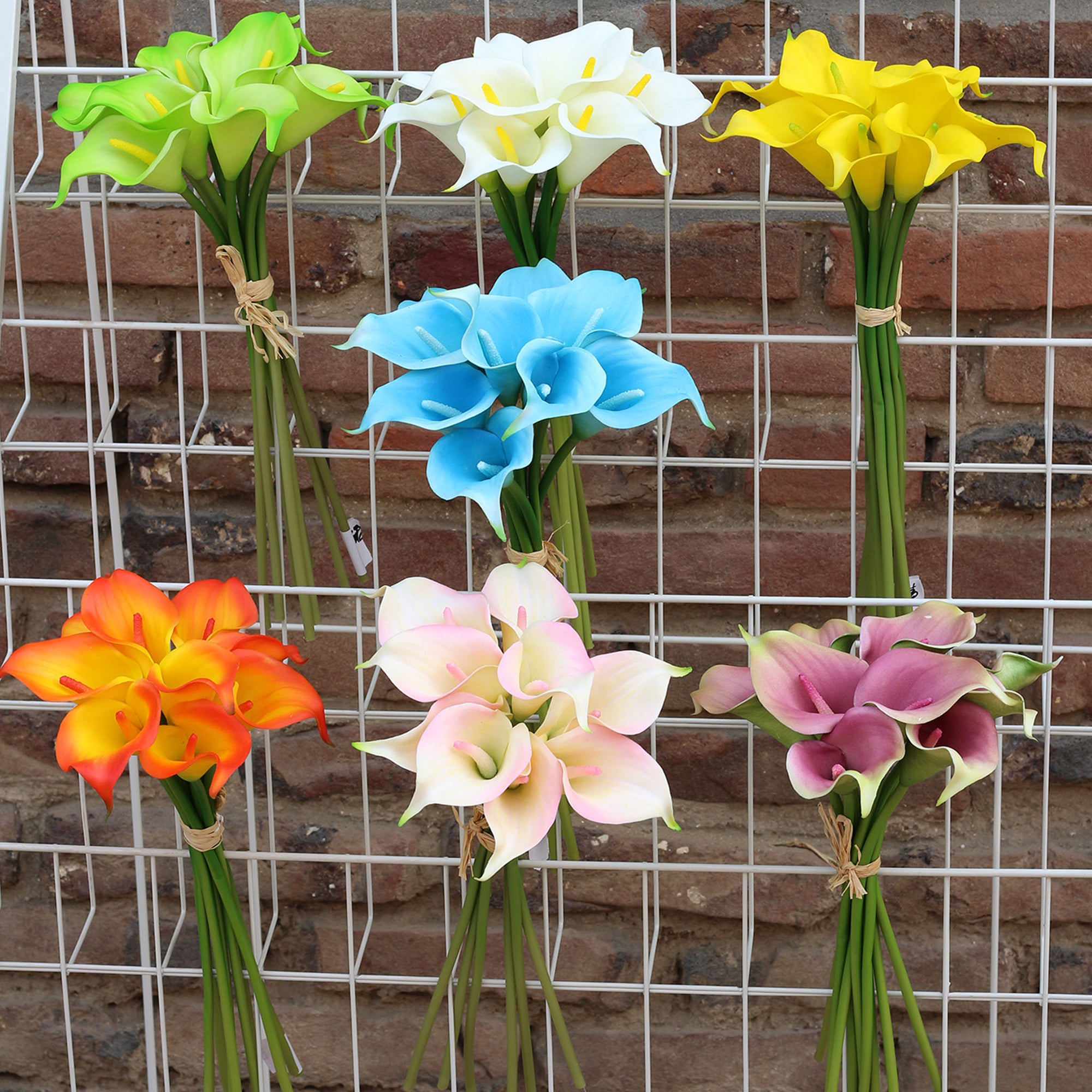calla lily fake plant Artificial Calla Lily Latex Flowers Various Colors