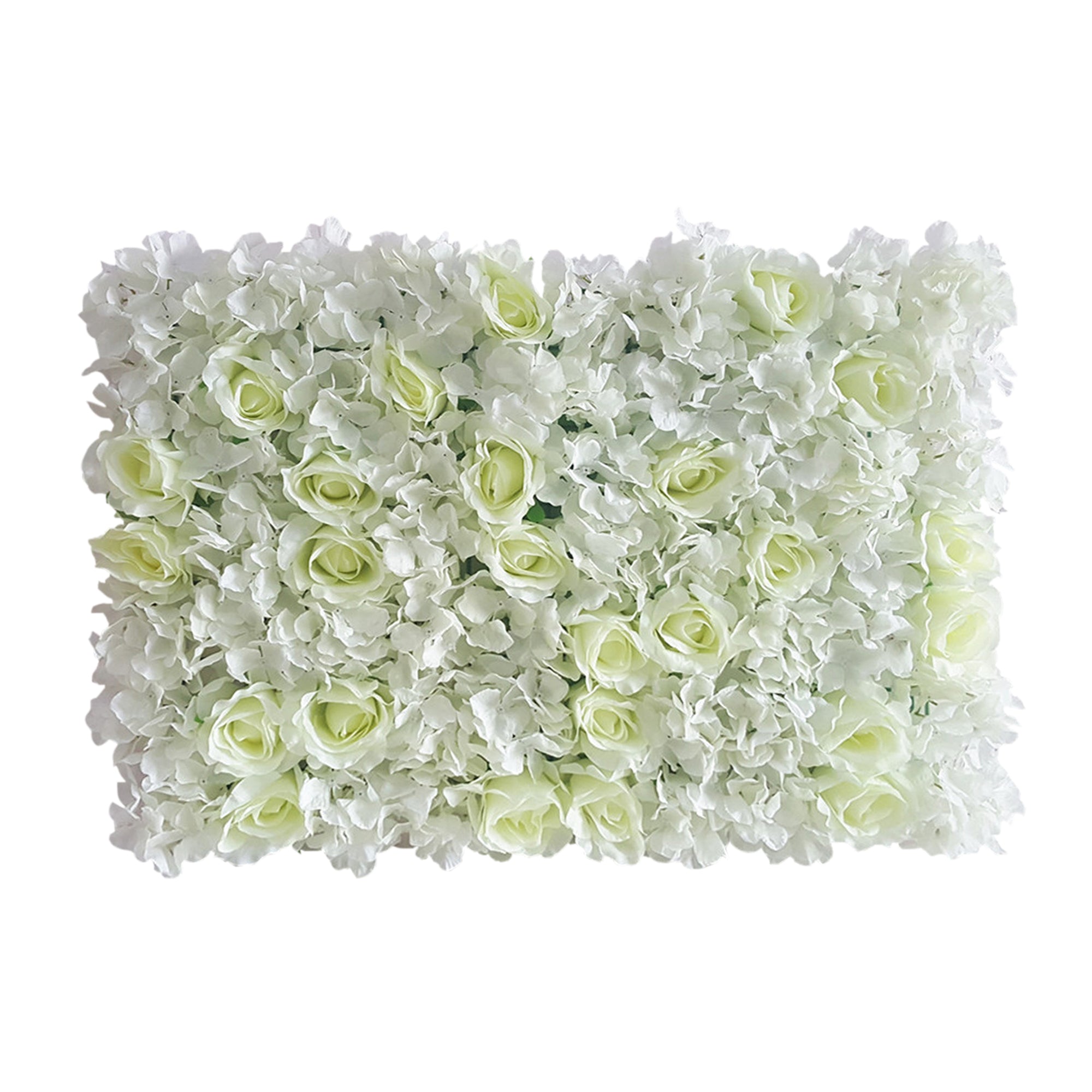 Off White Flower Wall Ivory Artificial Silk Rose Hydrangea Peony Backdrops