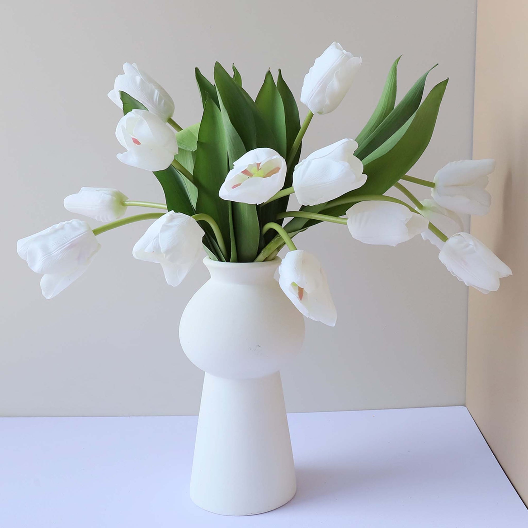 Real Touch Tulips Silk Flowers for Home Decor