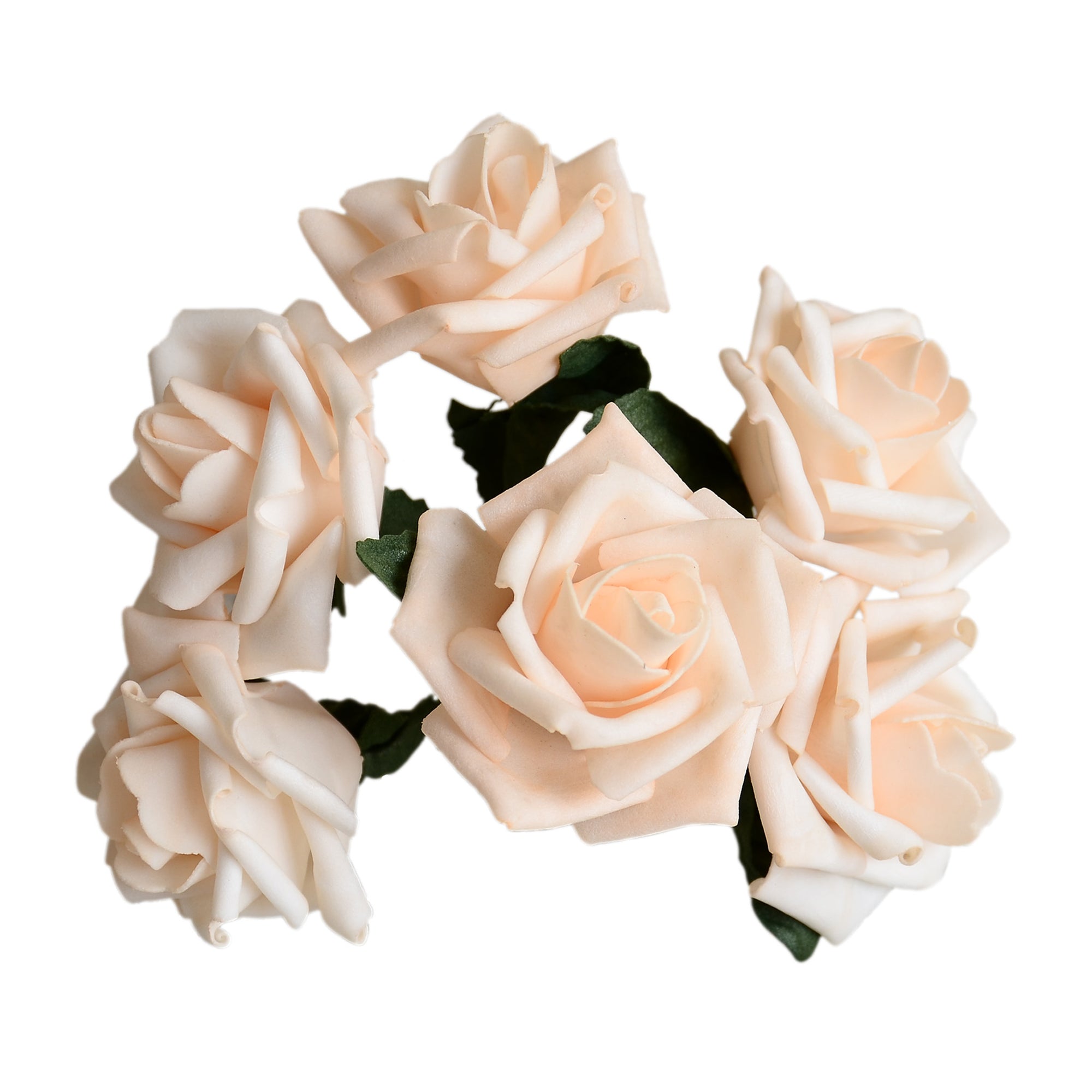 Light Champagne Flowers Roses Artificial Wedding Flowers